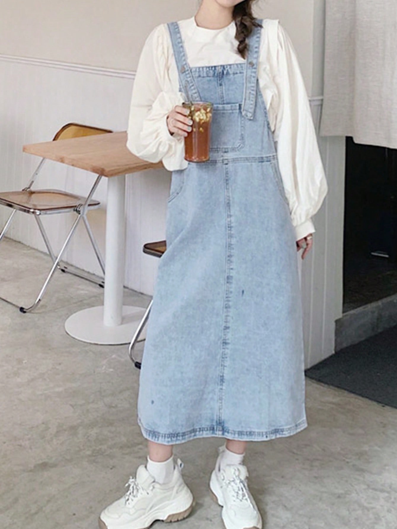 In Blue Women Denim Dresses