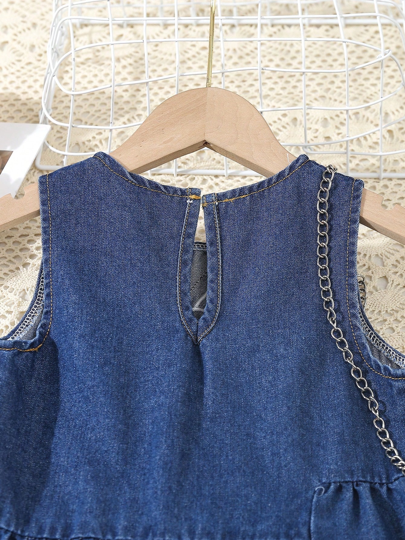 Young Girls Denim Dresses