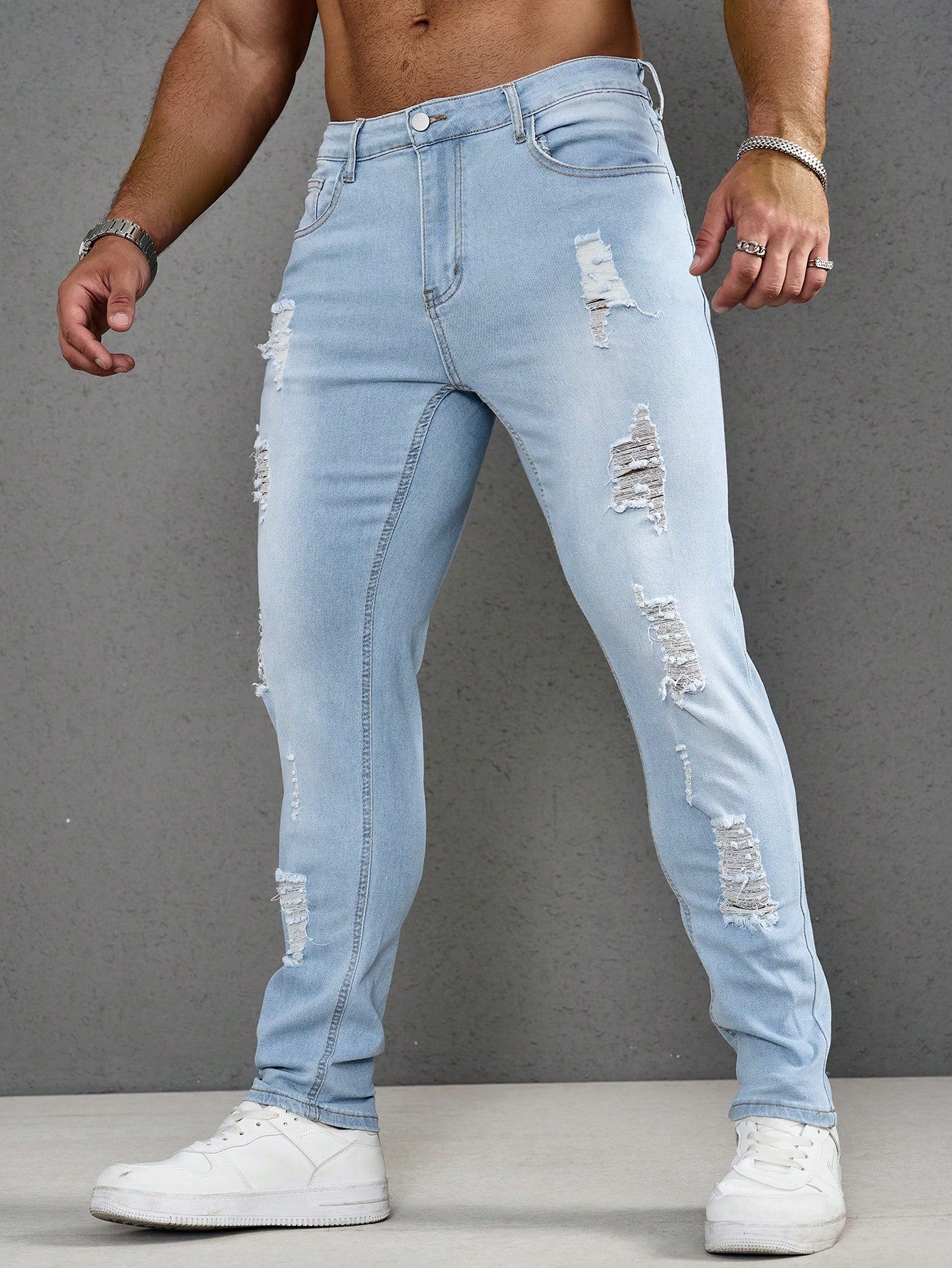 Men Plus Size Denim