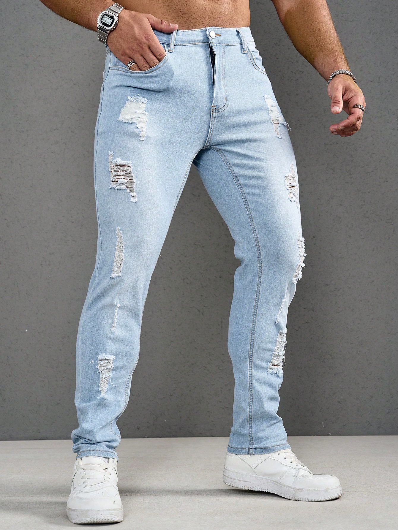 Men Plus Size Denim