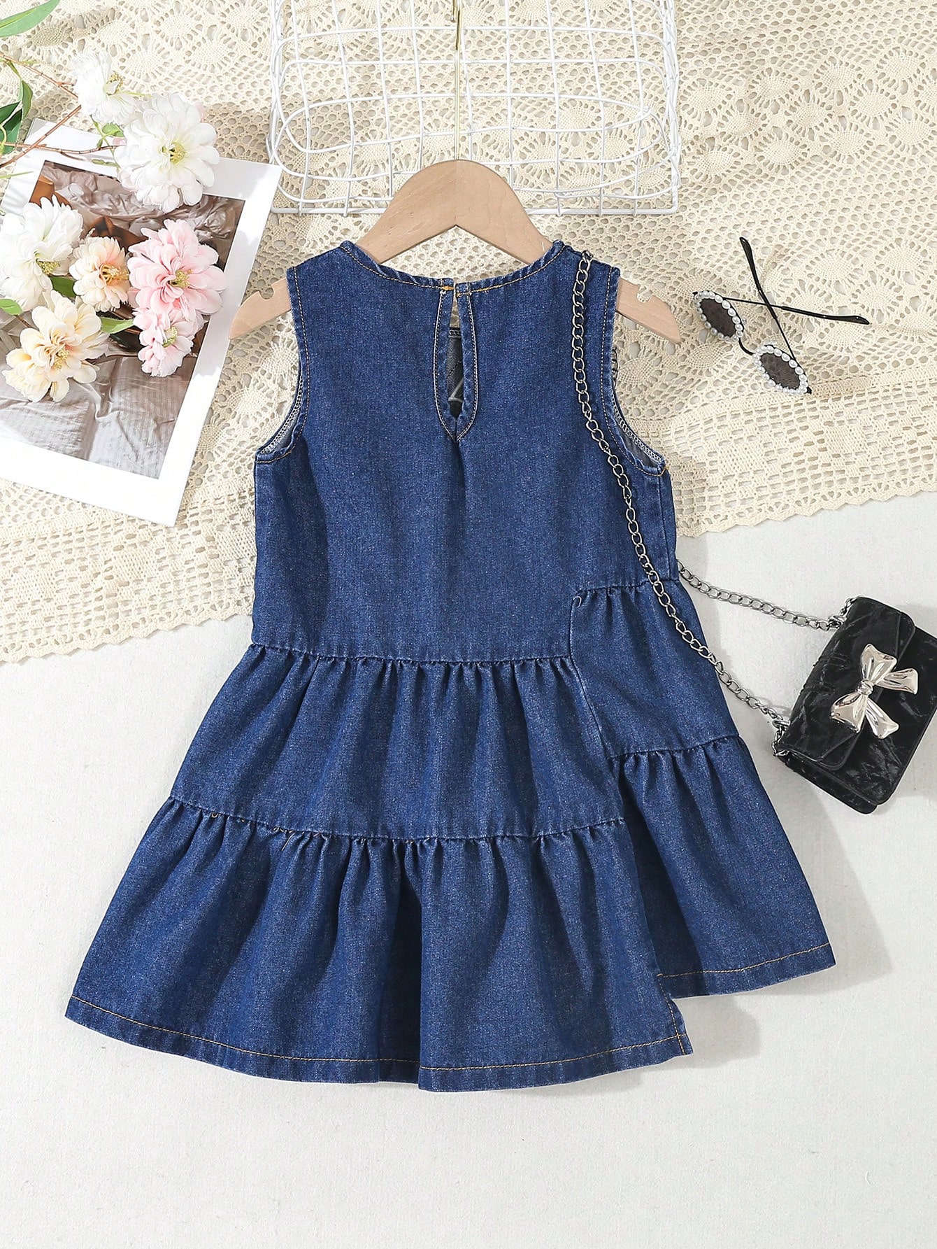 Young Girls Denim Dresses