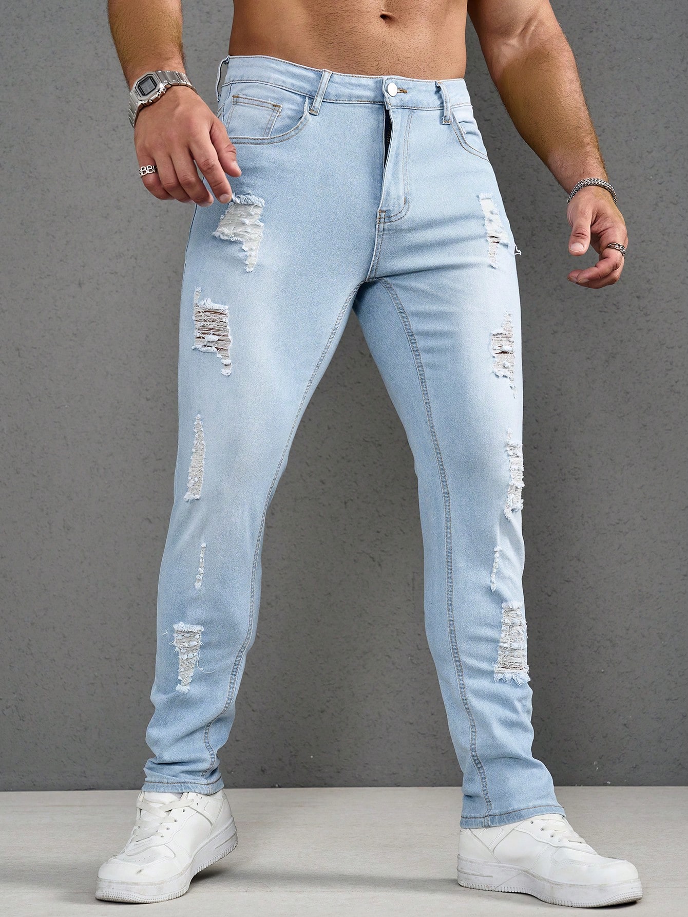 Men Plus Size Denim