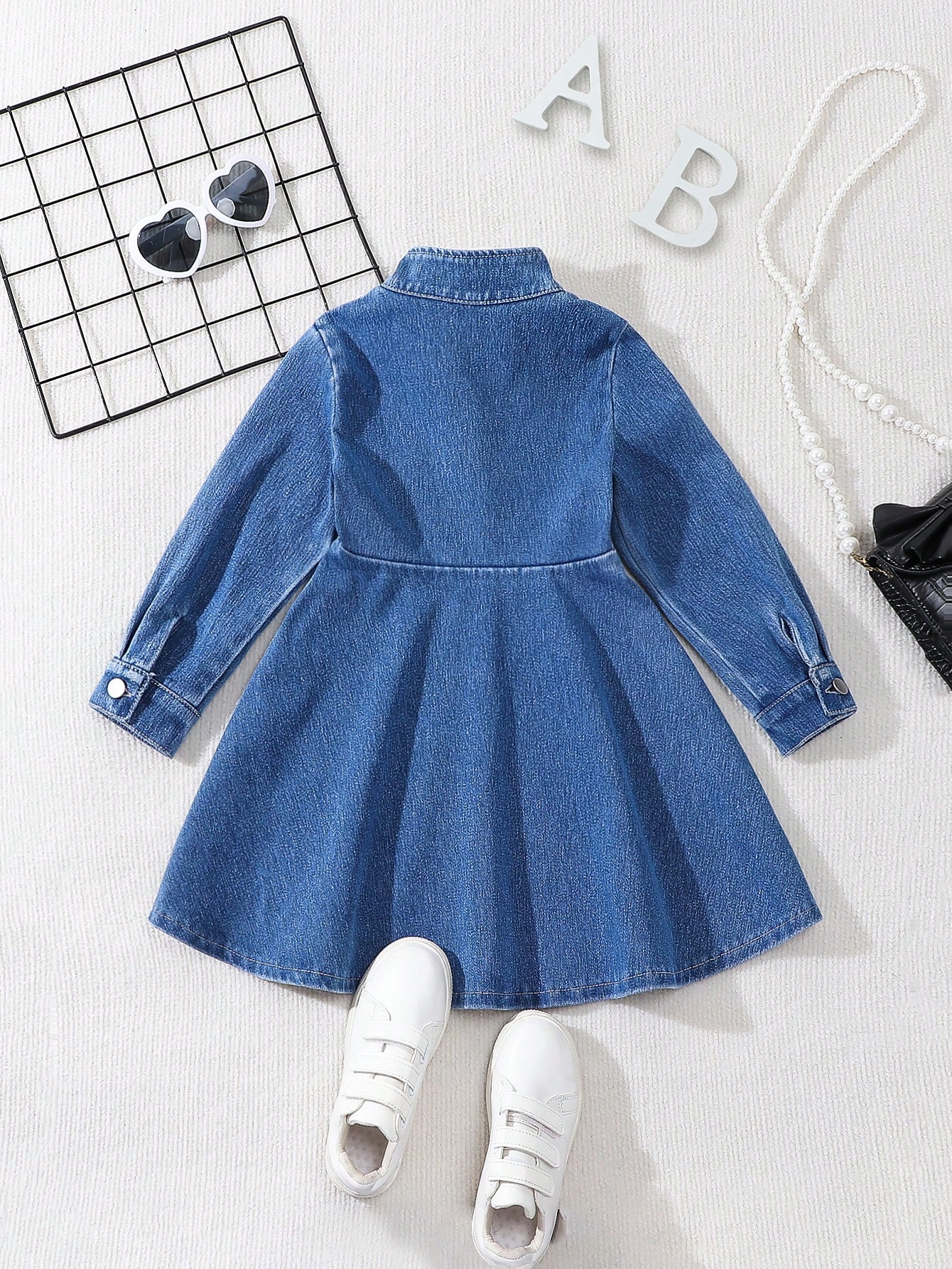 Young Girls Denim Dresses