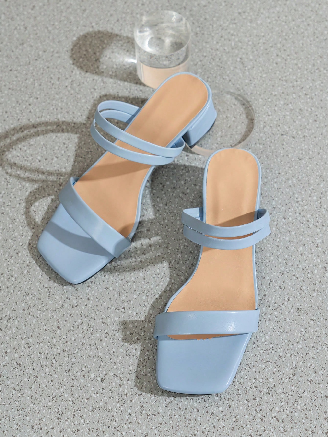 In Blue Women Heeled Sandals