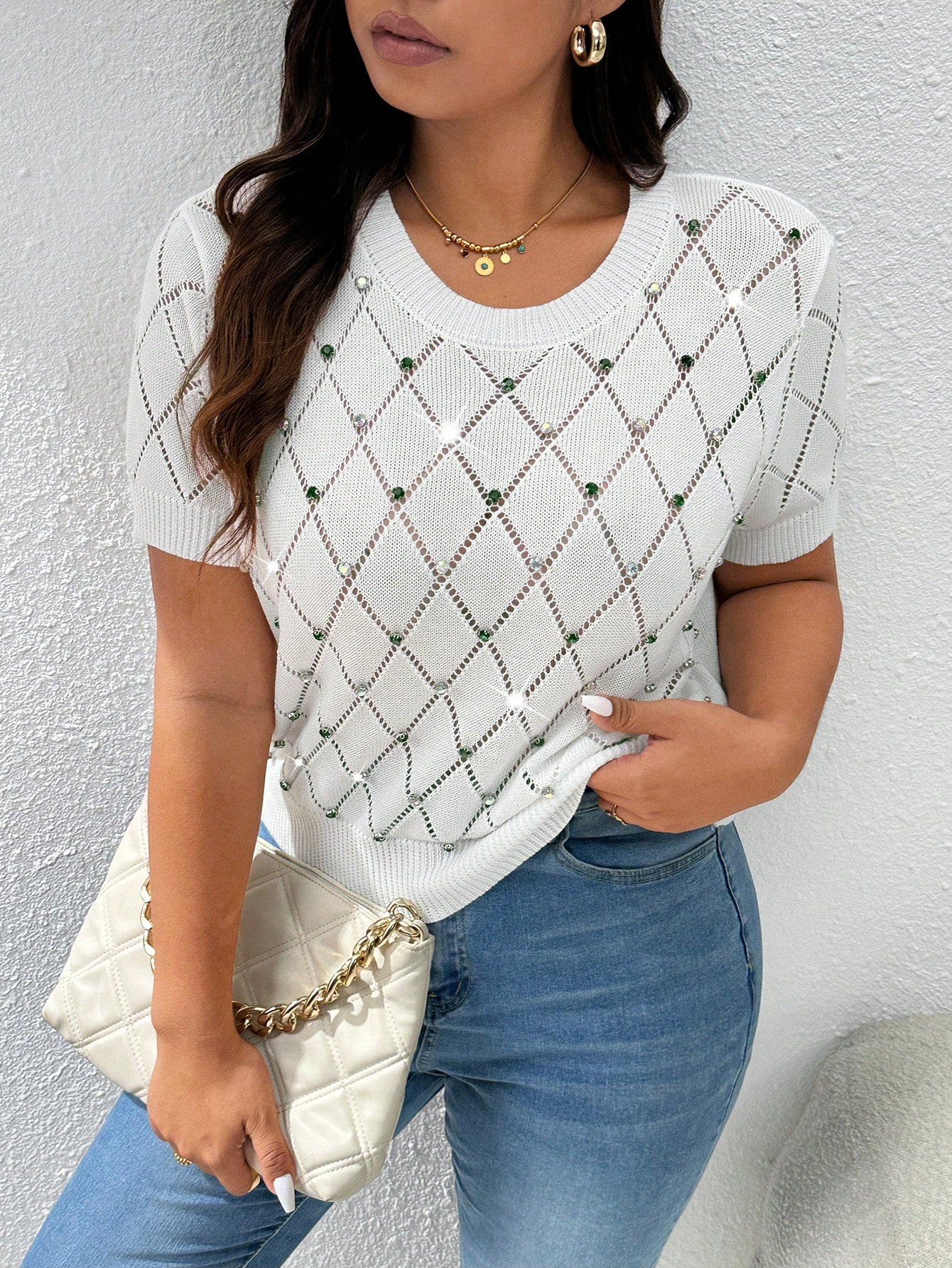 In Casual Plus Size Knit Tops