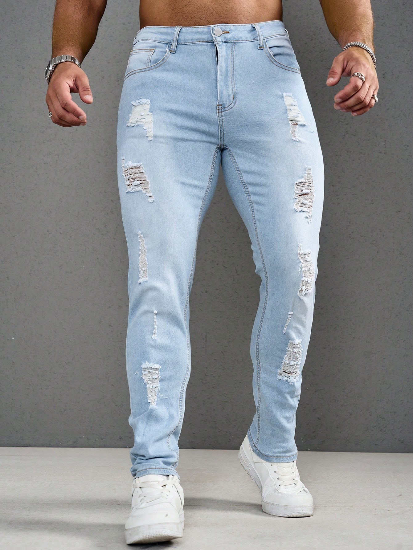 Men Plus Size Denim