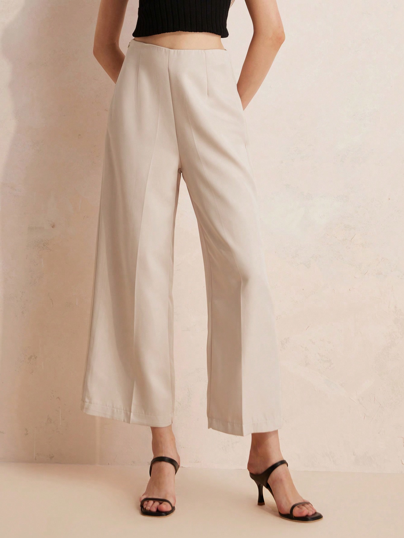 In Beige Women Pants