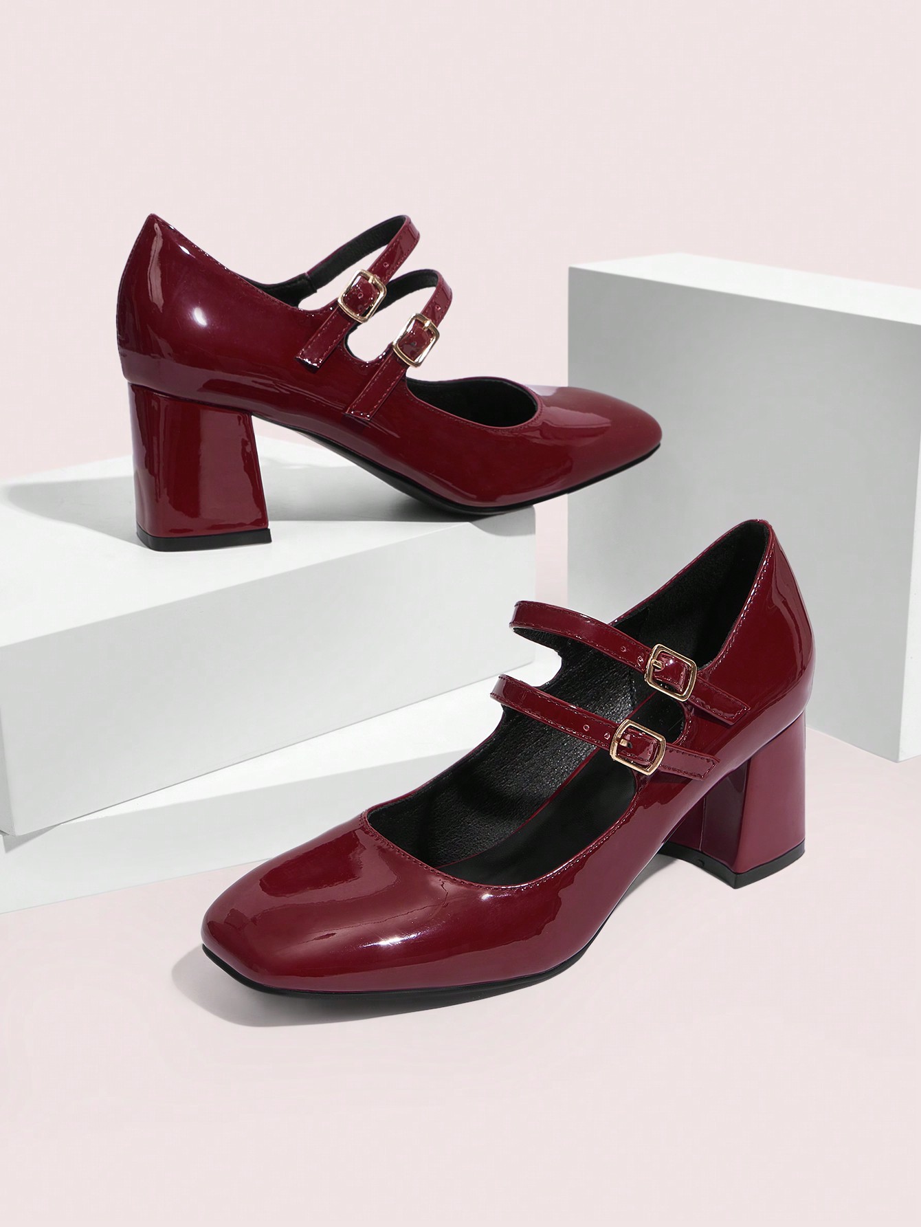 In Burgundy Women Pumps