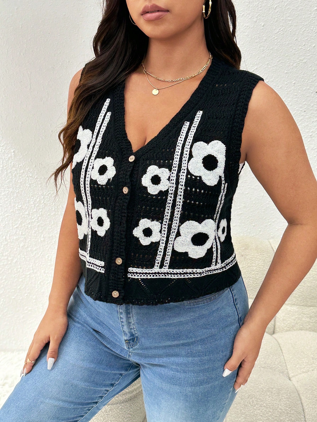 In Casual Plus Size Knit Tops