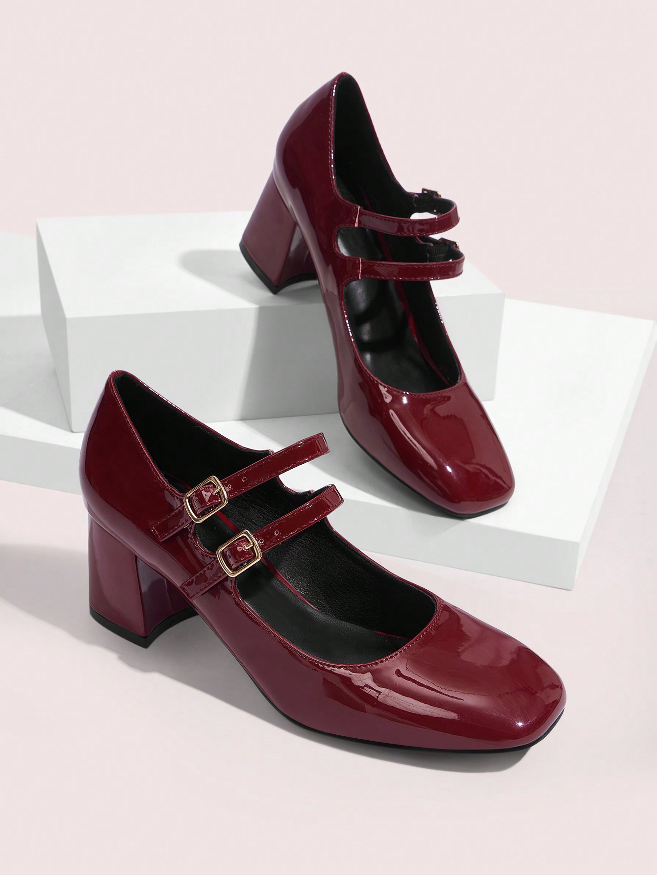 In Burgundy Women Pumps