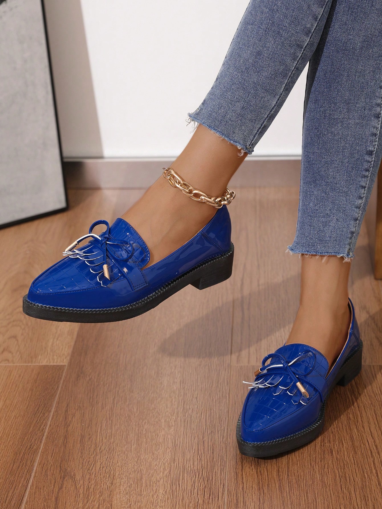 In Royal Blue Women Flats