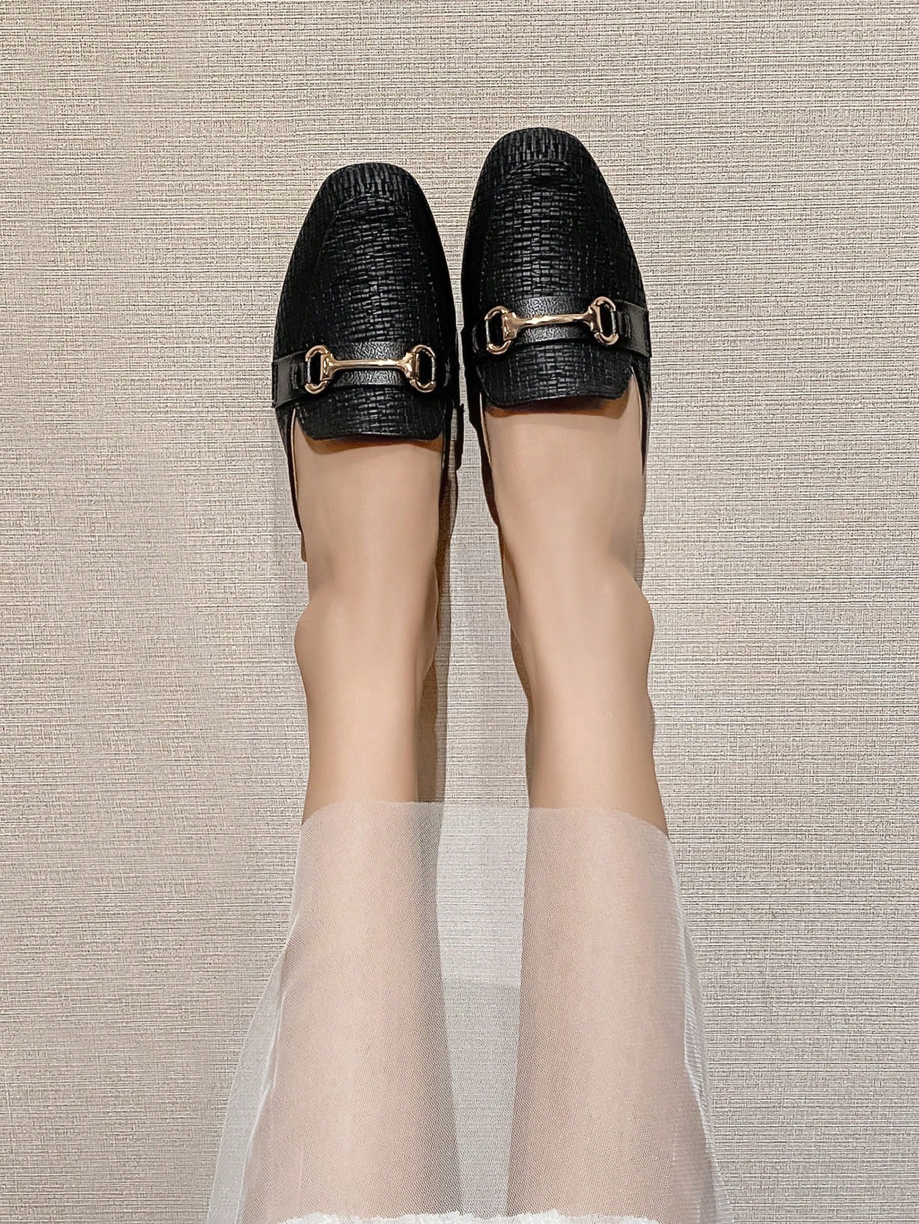 In Beige Women Flats