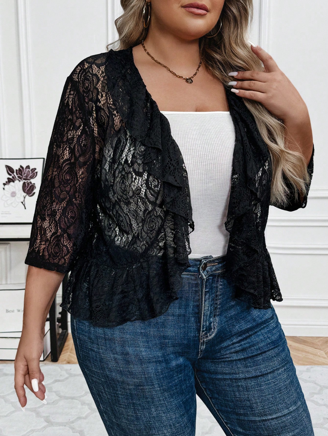 In Black Plus Size Jackets