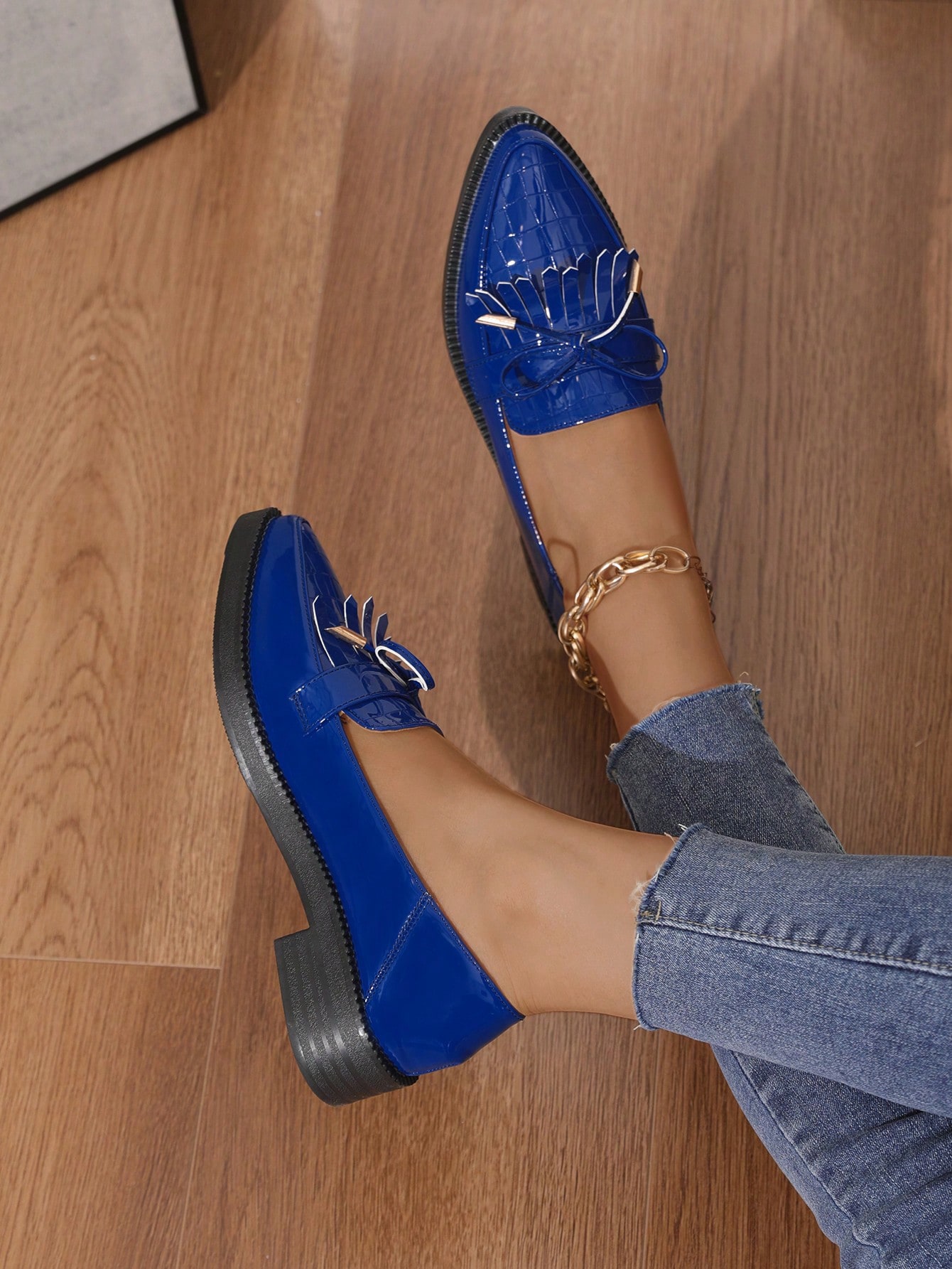 In Royal Blue Women Flats