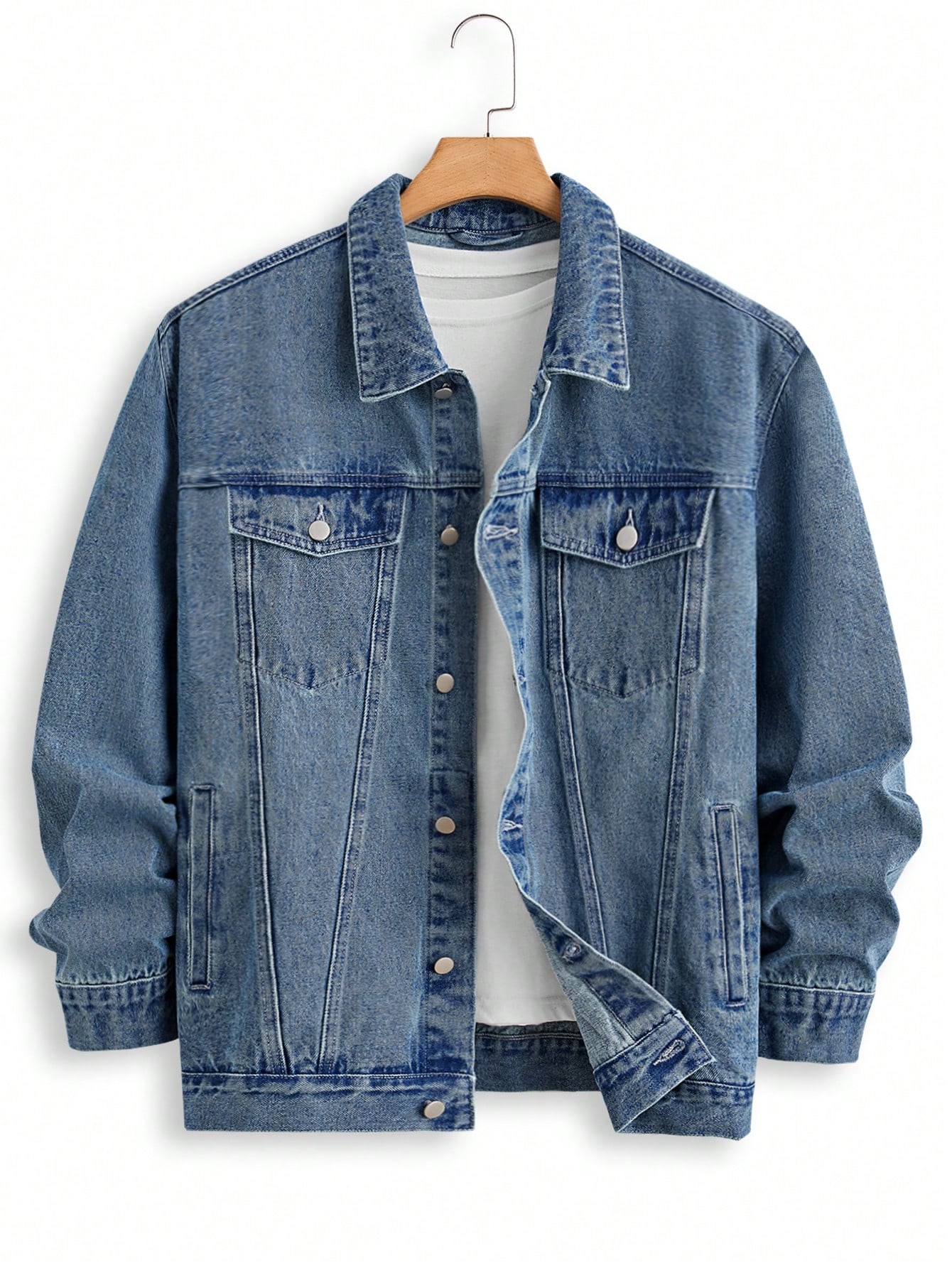 Men Plus Size Denim Jackets