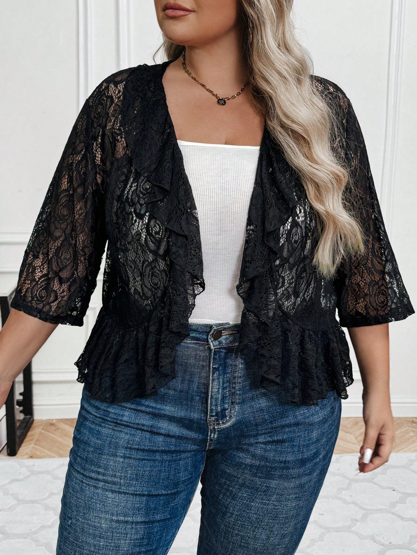 In Black Plus Size Jackets