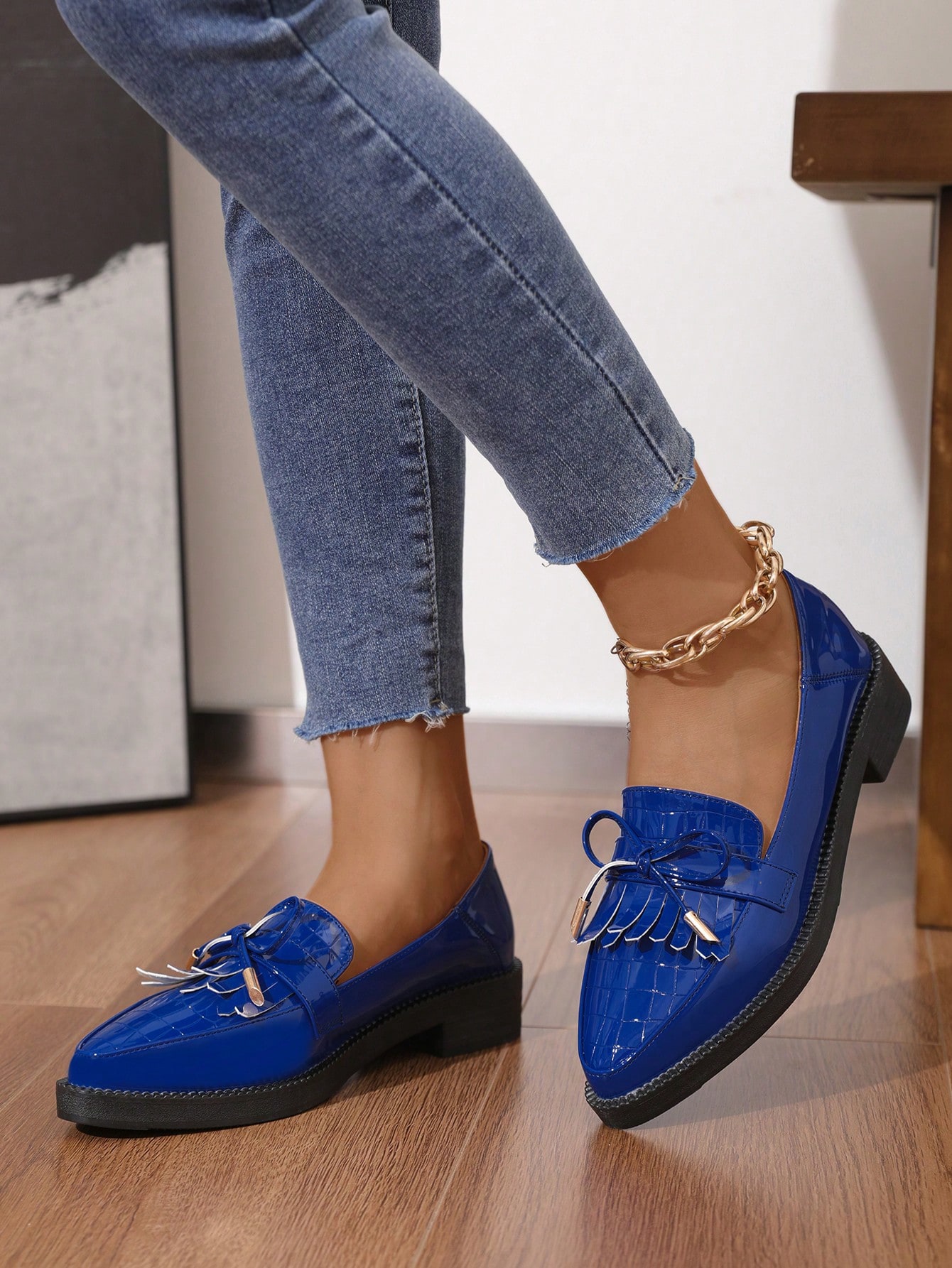 In Royal Blue Women Flats