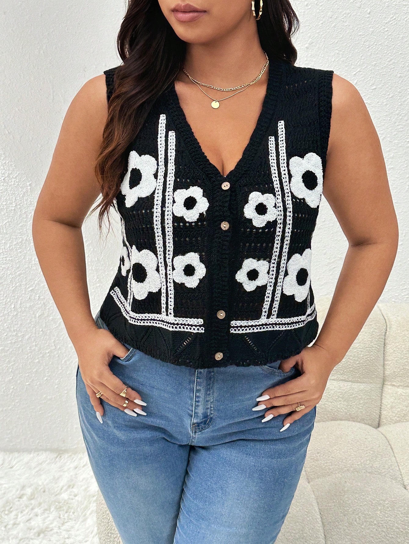 In Casual Plus Size Knit Tops