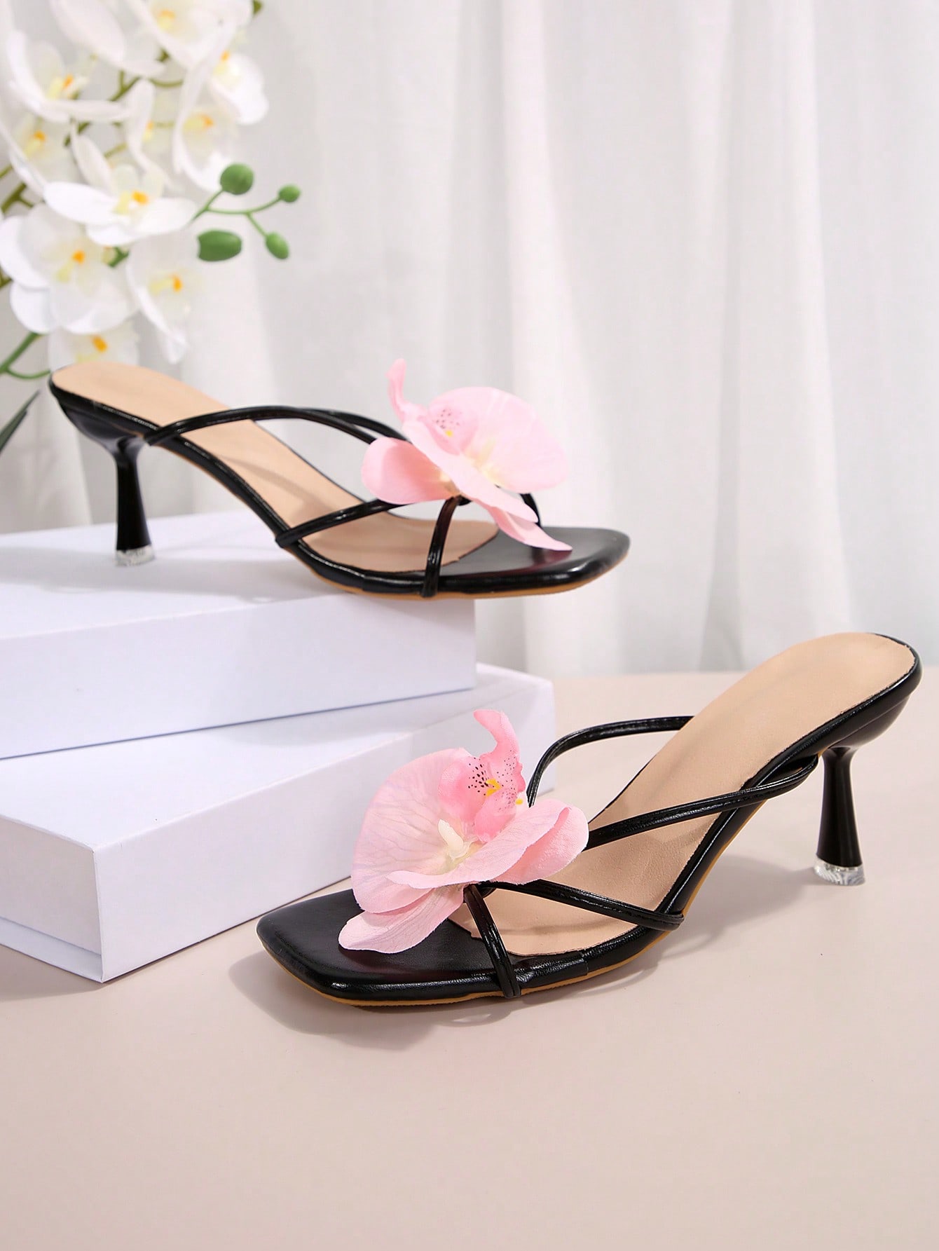 In Pink Women Heeled Sandals