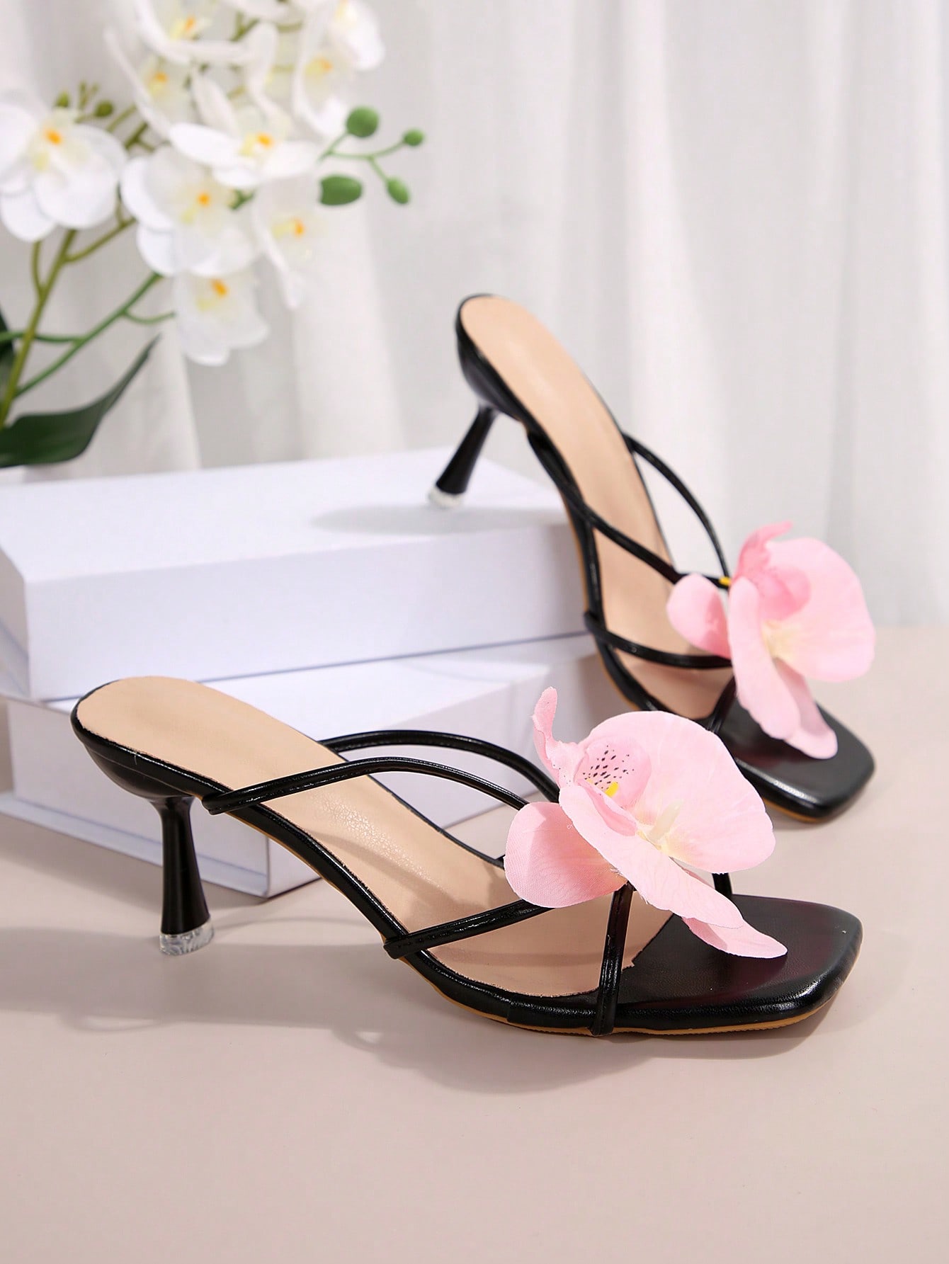 In Pink Women Heeled Sandals