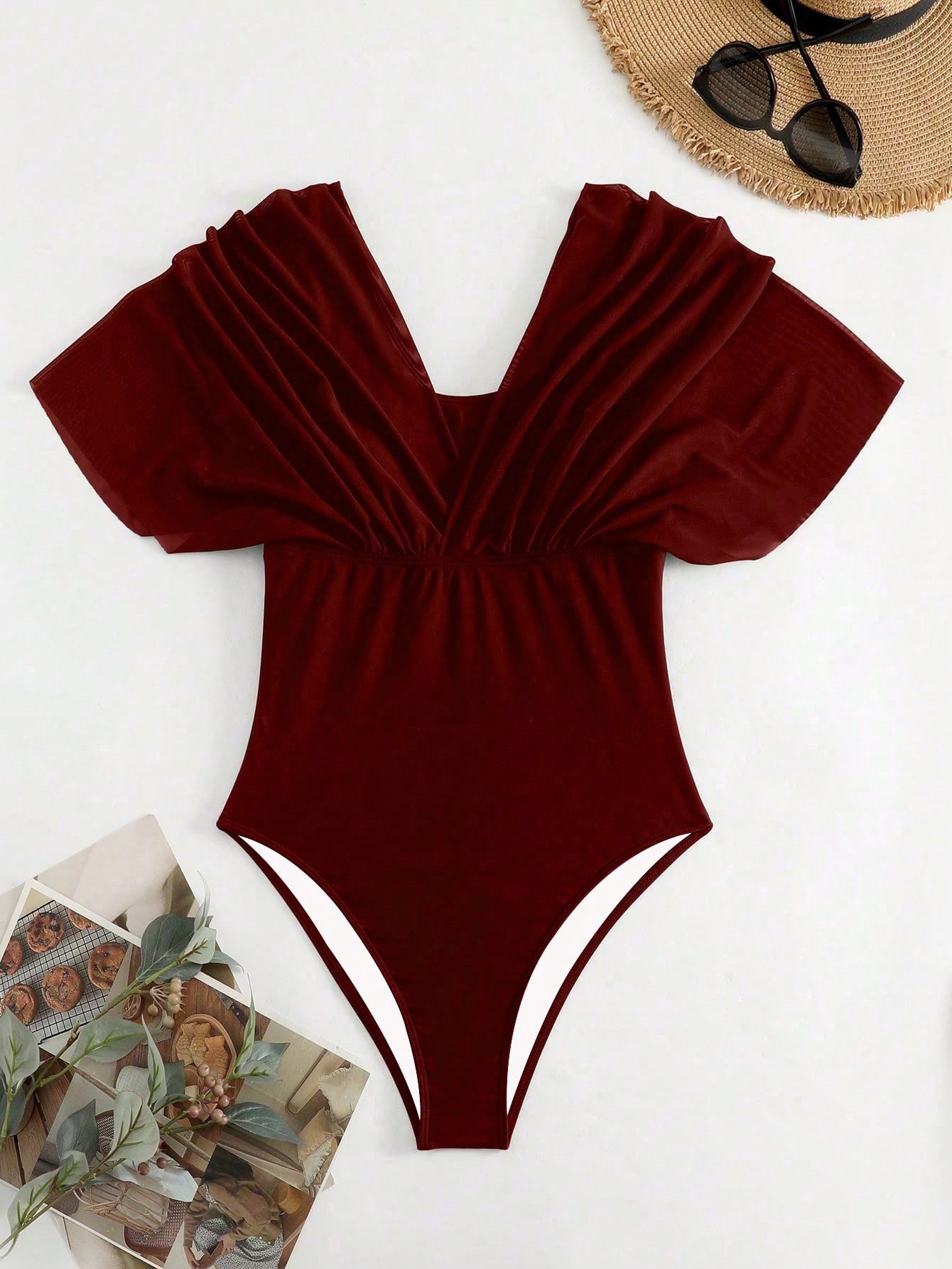 In Short Sleeve Women One-Pieces