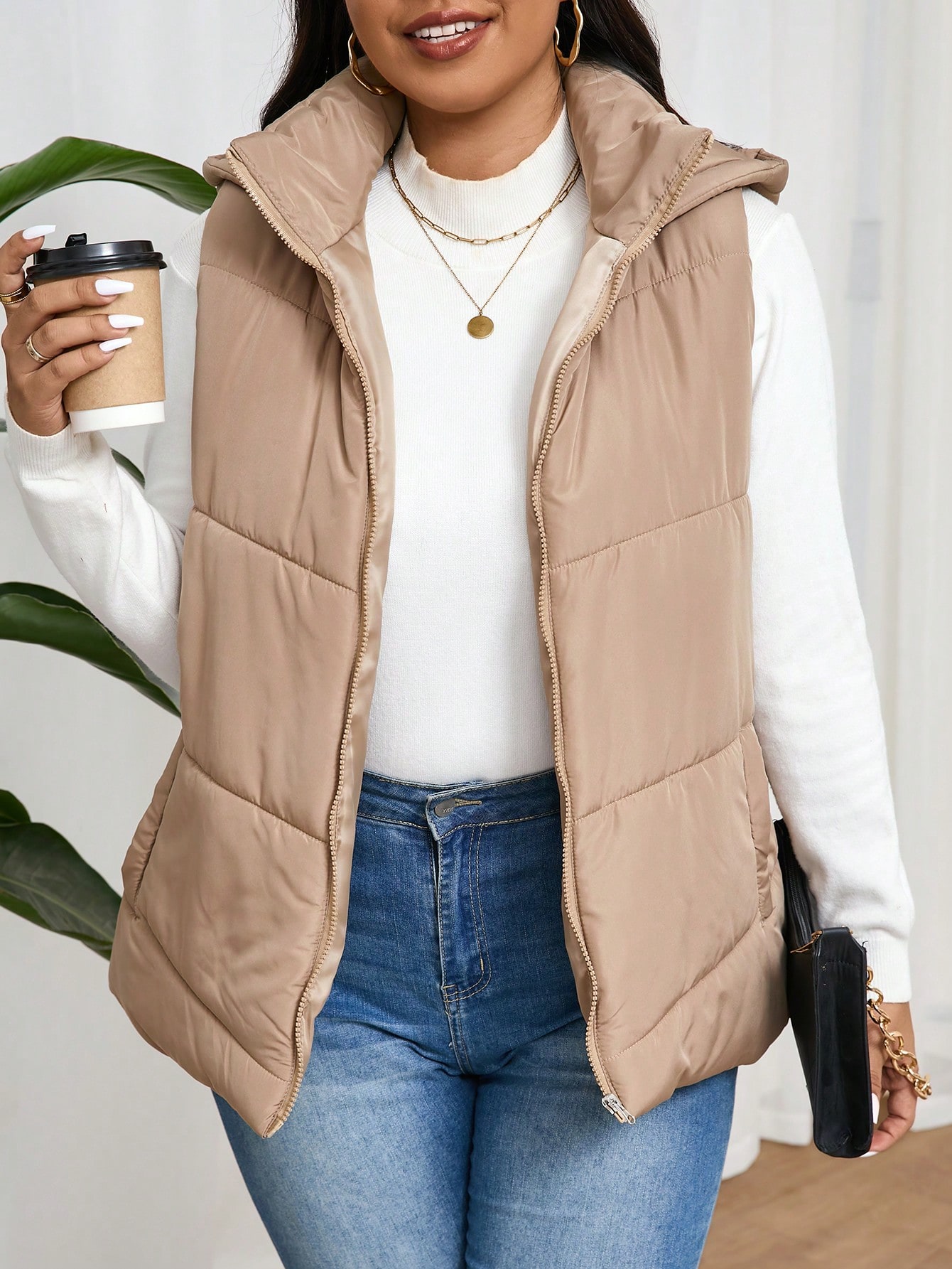 In Casual Plus Size Winter Coats