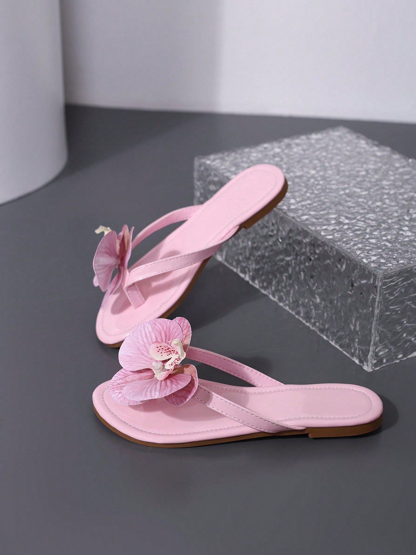 In Pink Women Flat Sandals