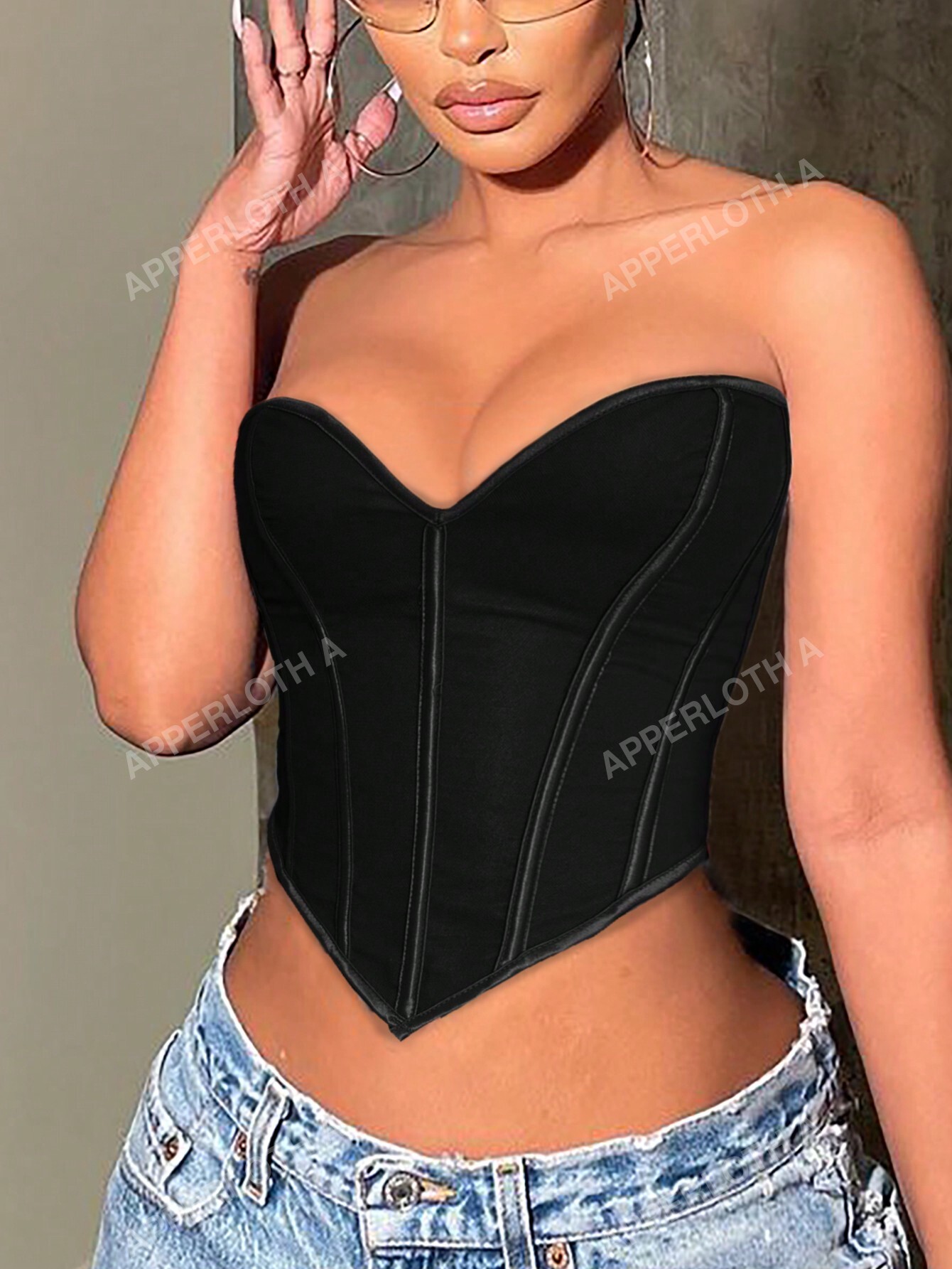 In Black Women Tops