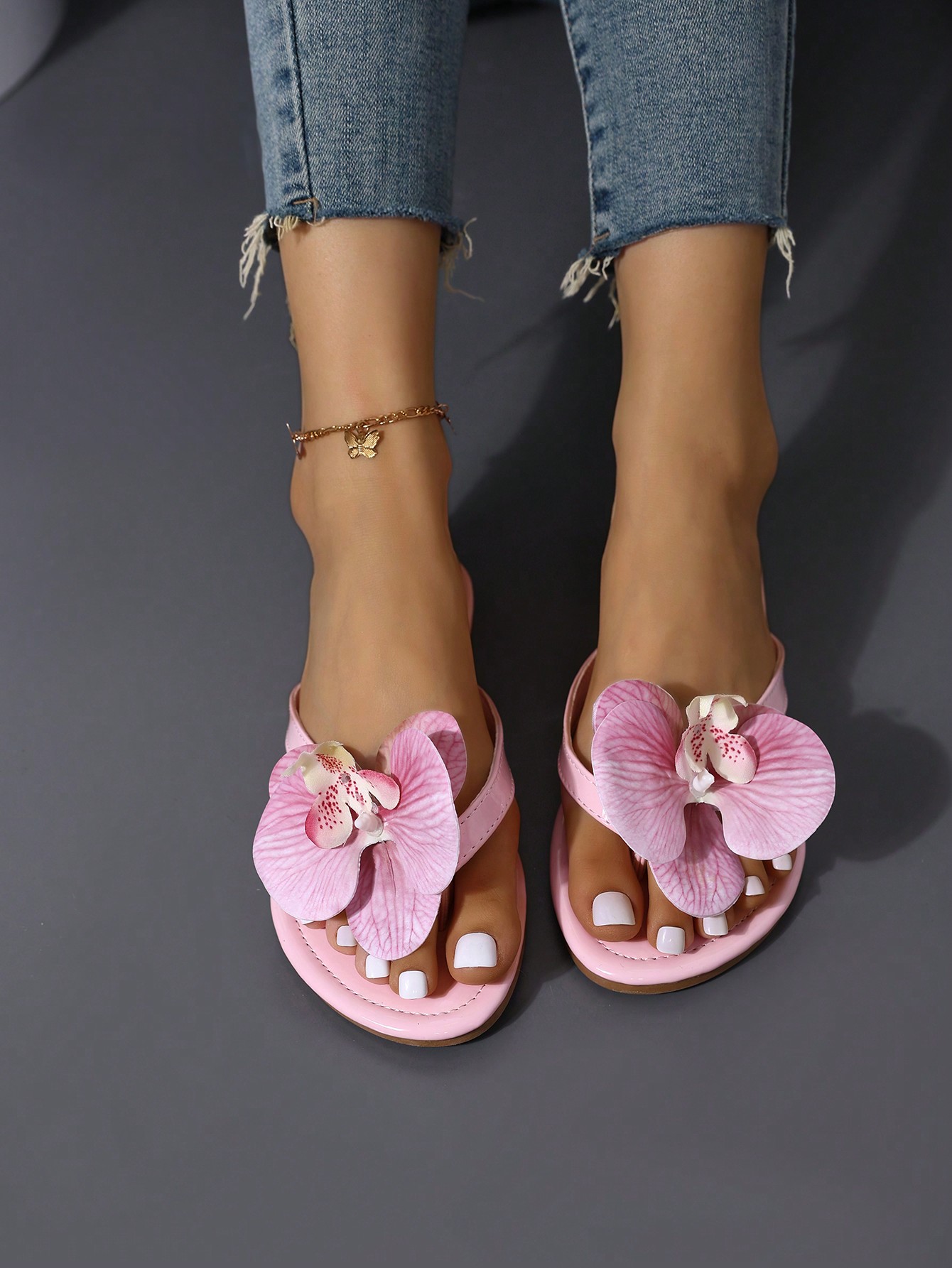 In Pink Women Flat Sandals