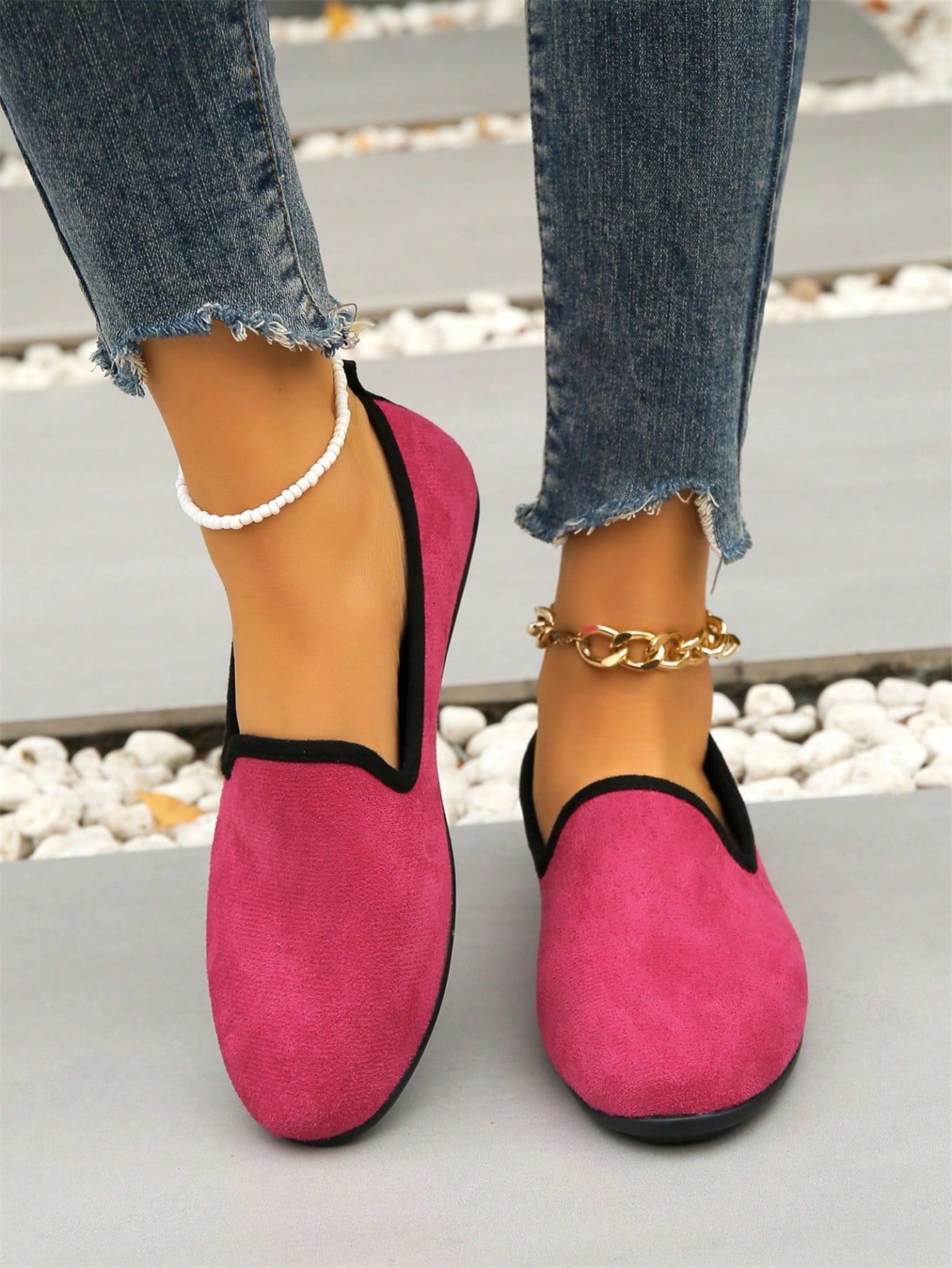 In Hot Pink Women Flats