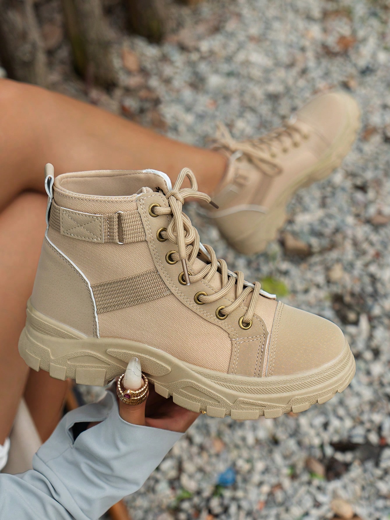 In Khaki Women Ankle Boots & Booties