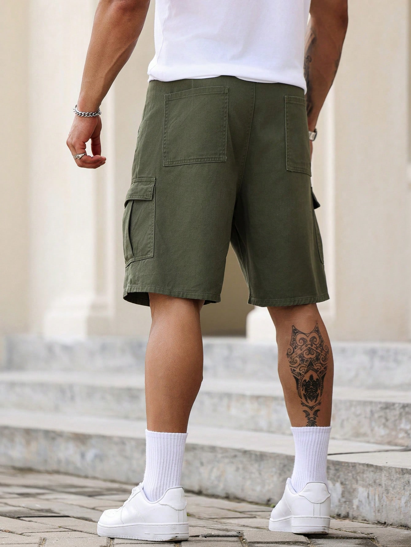 Men Plus Size Denim Shorts