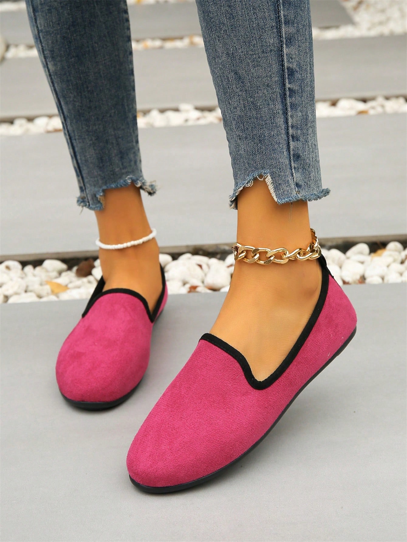 In Hot Pink Women Flats