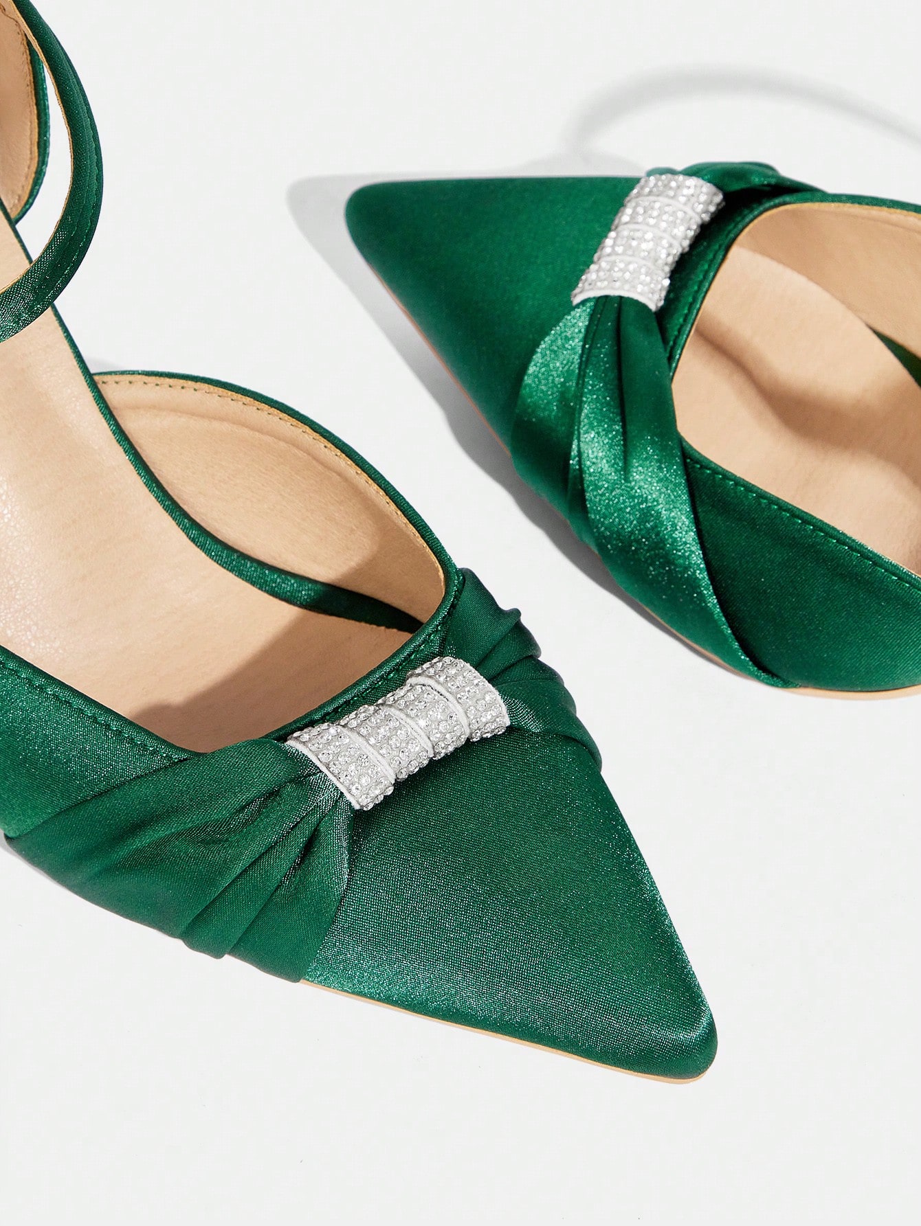 In Dark Green Women Shoes