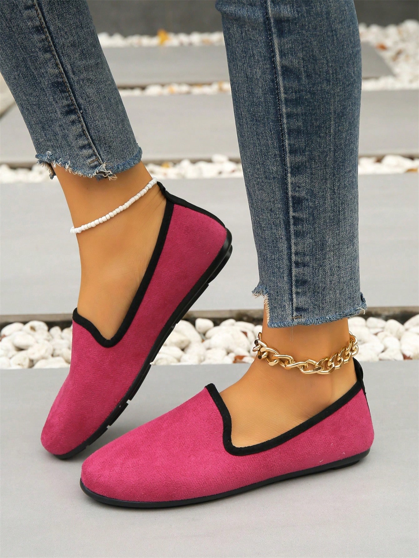 In Hot Pink Women Flats