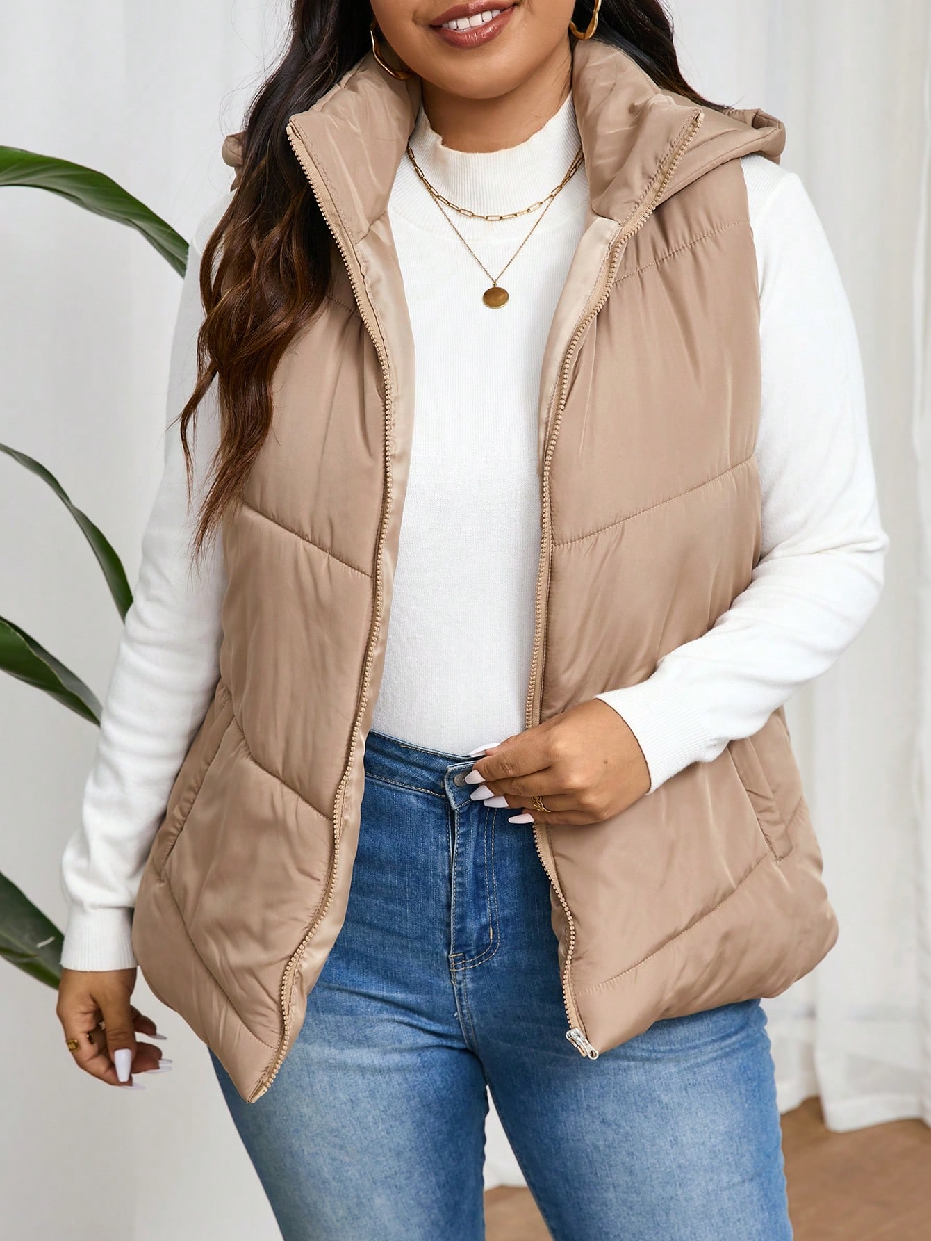 In Casual Plus Size Winter Coats