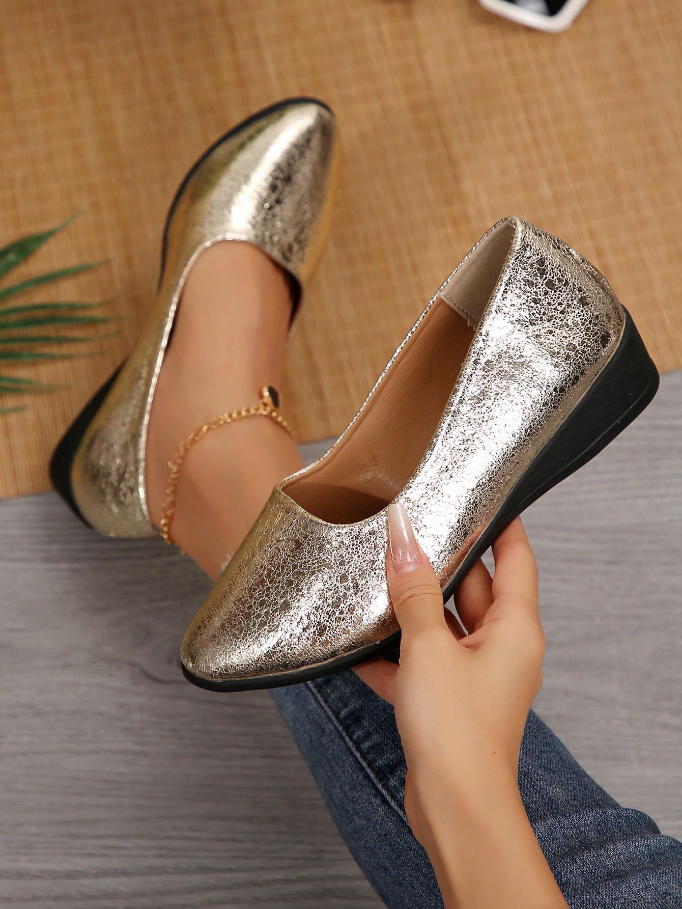 In Gold Women Wedges & Flatform