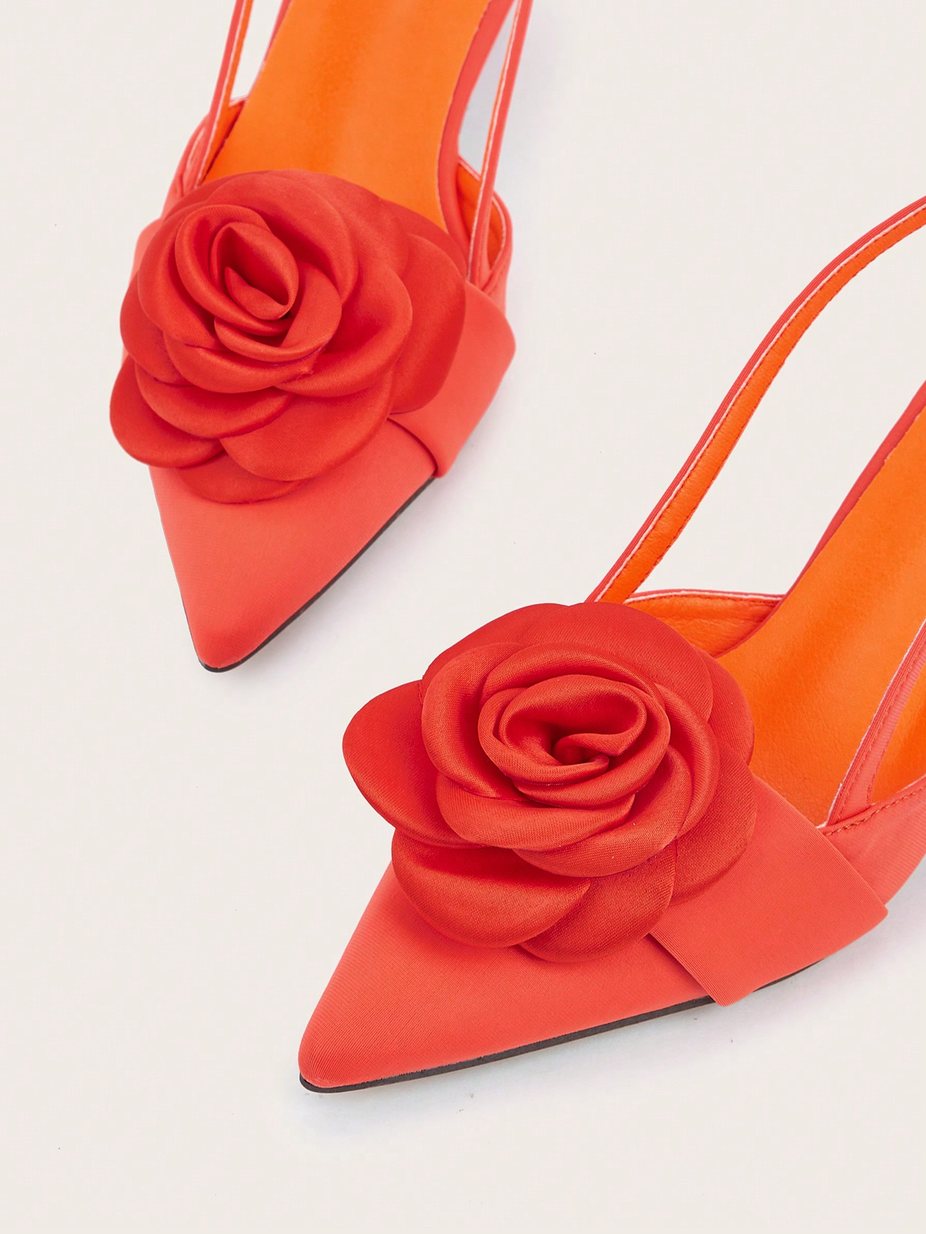 In Orange Women Pumps