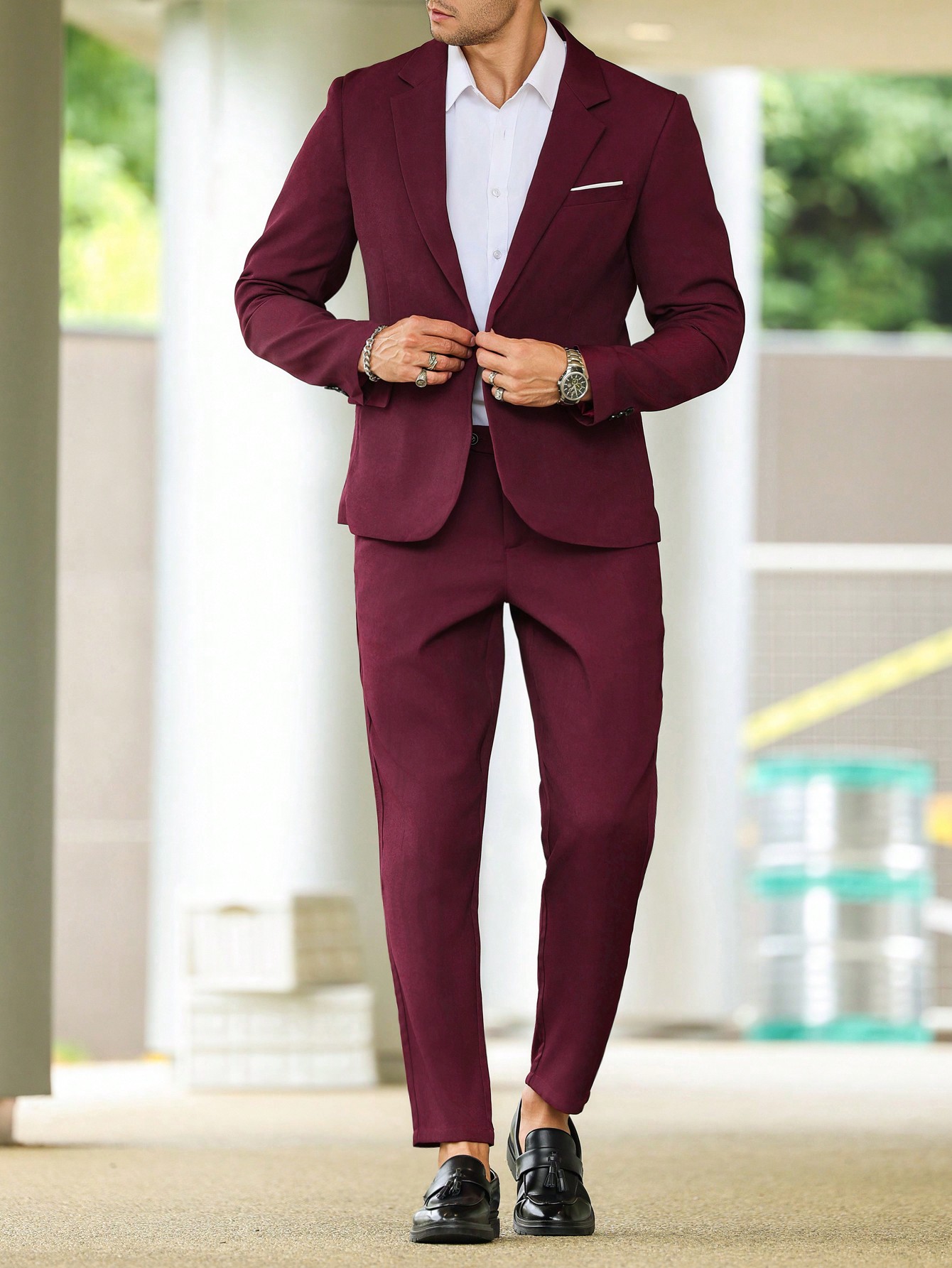 Men Plus Size Suits