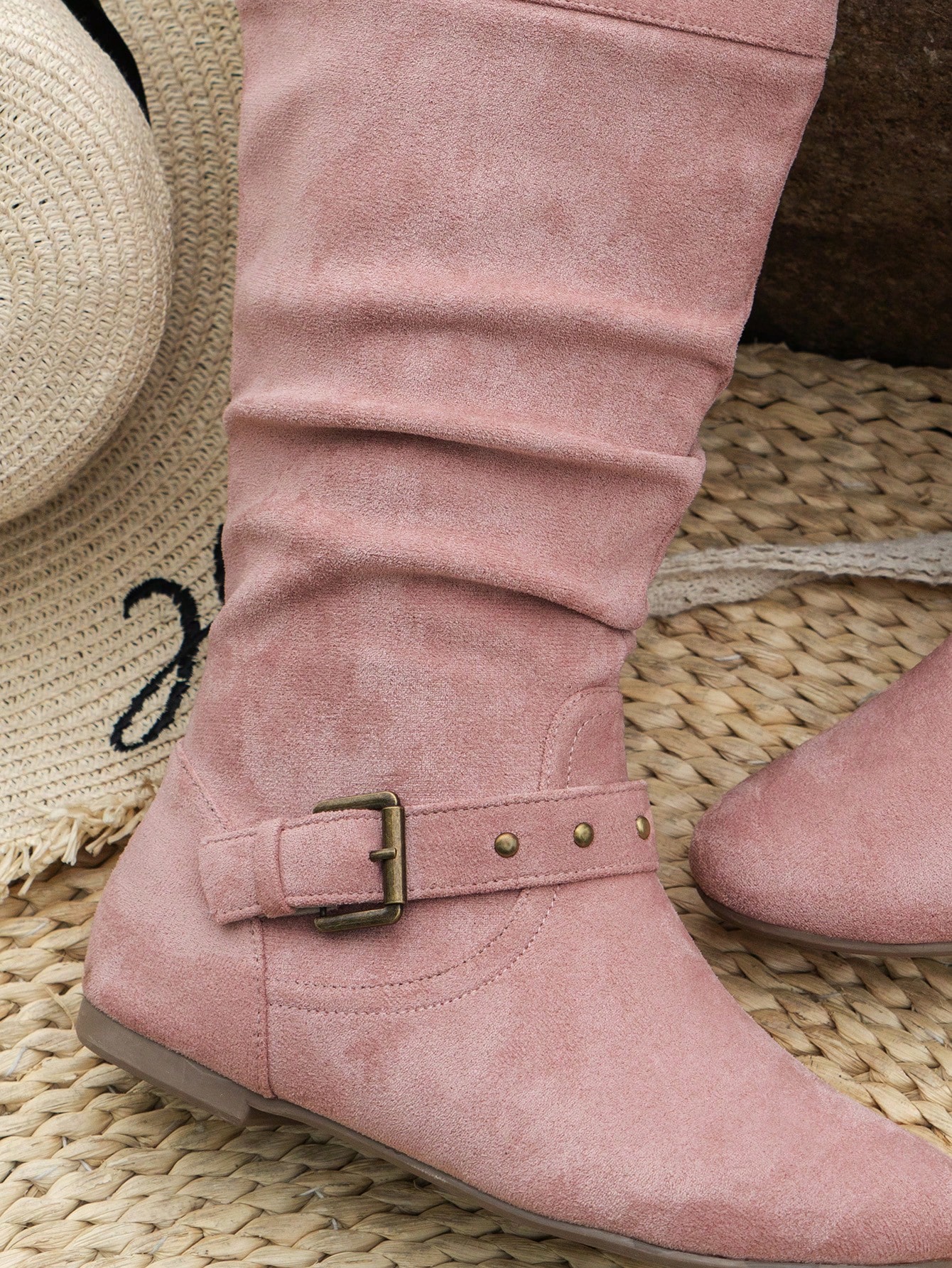 In Pink Women Mid-Calf Boots