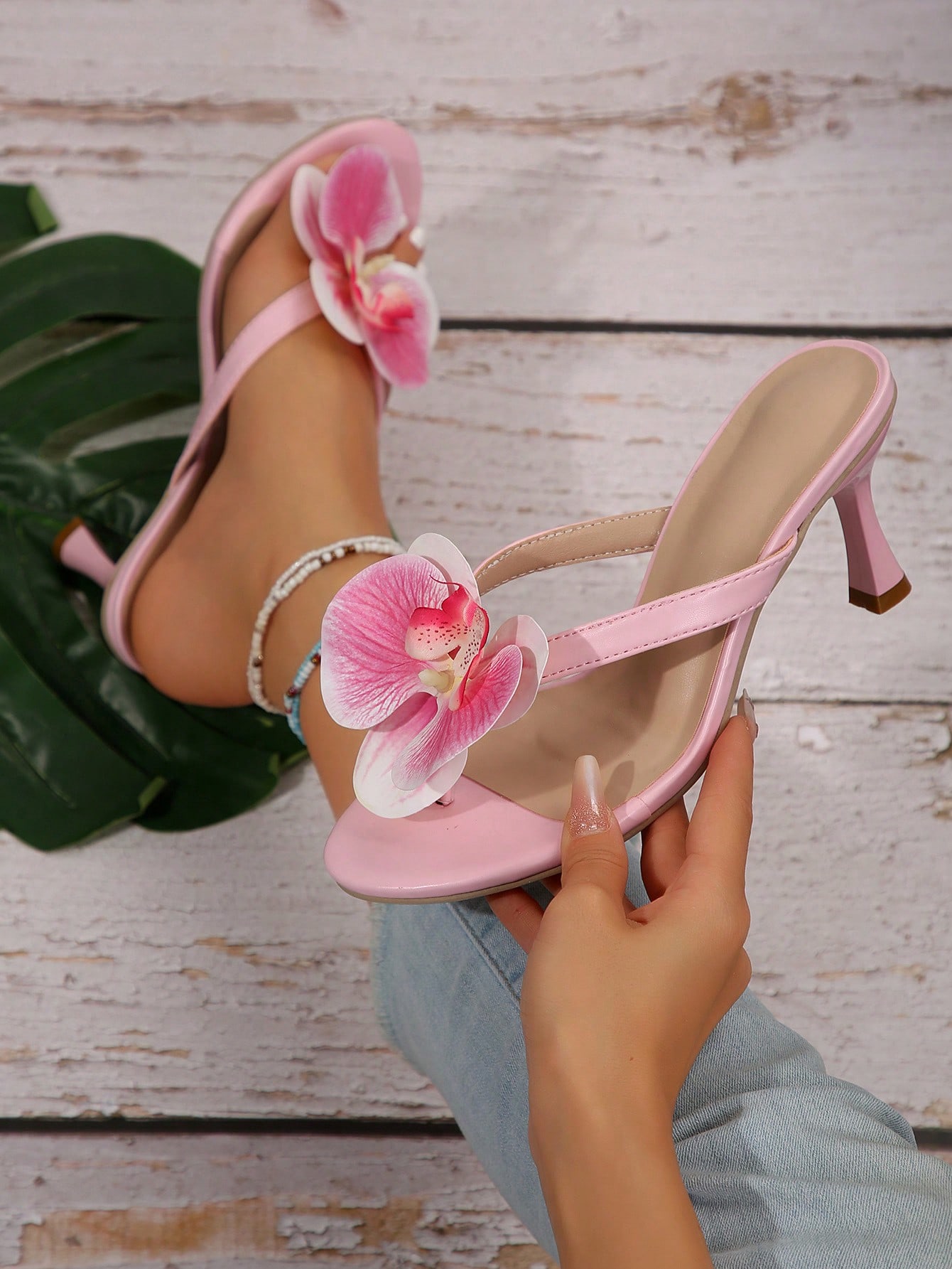 In Pink Women Heeled Sandals