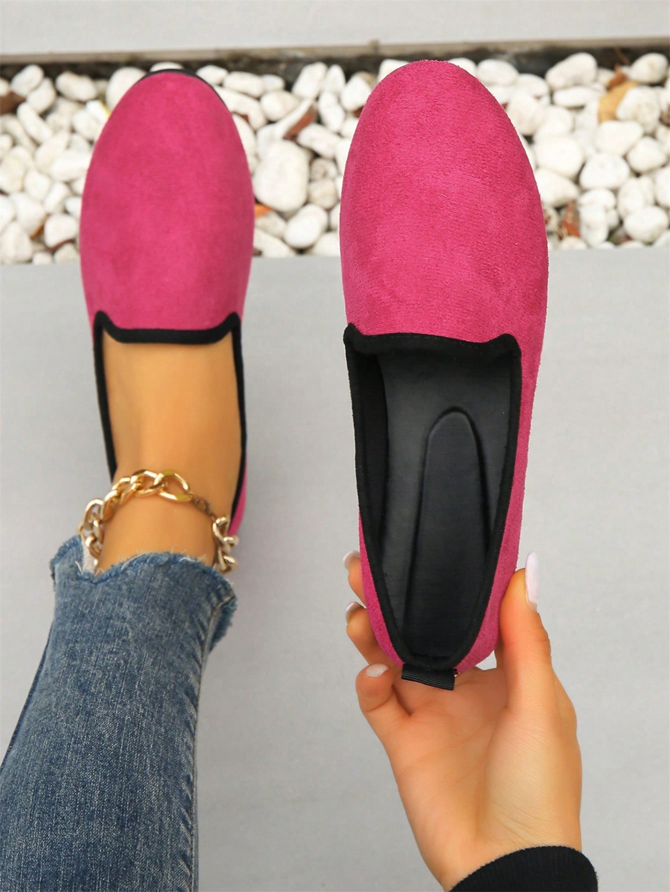 In Hot Pink Women Flats