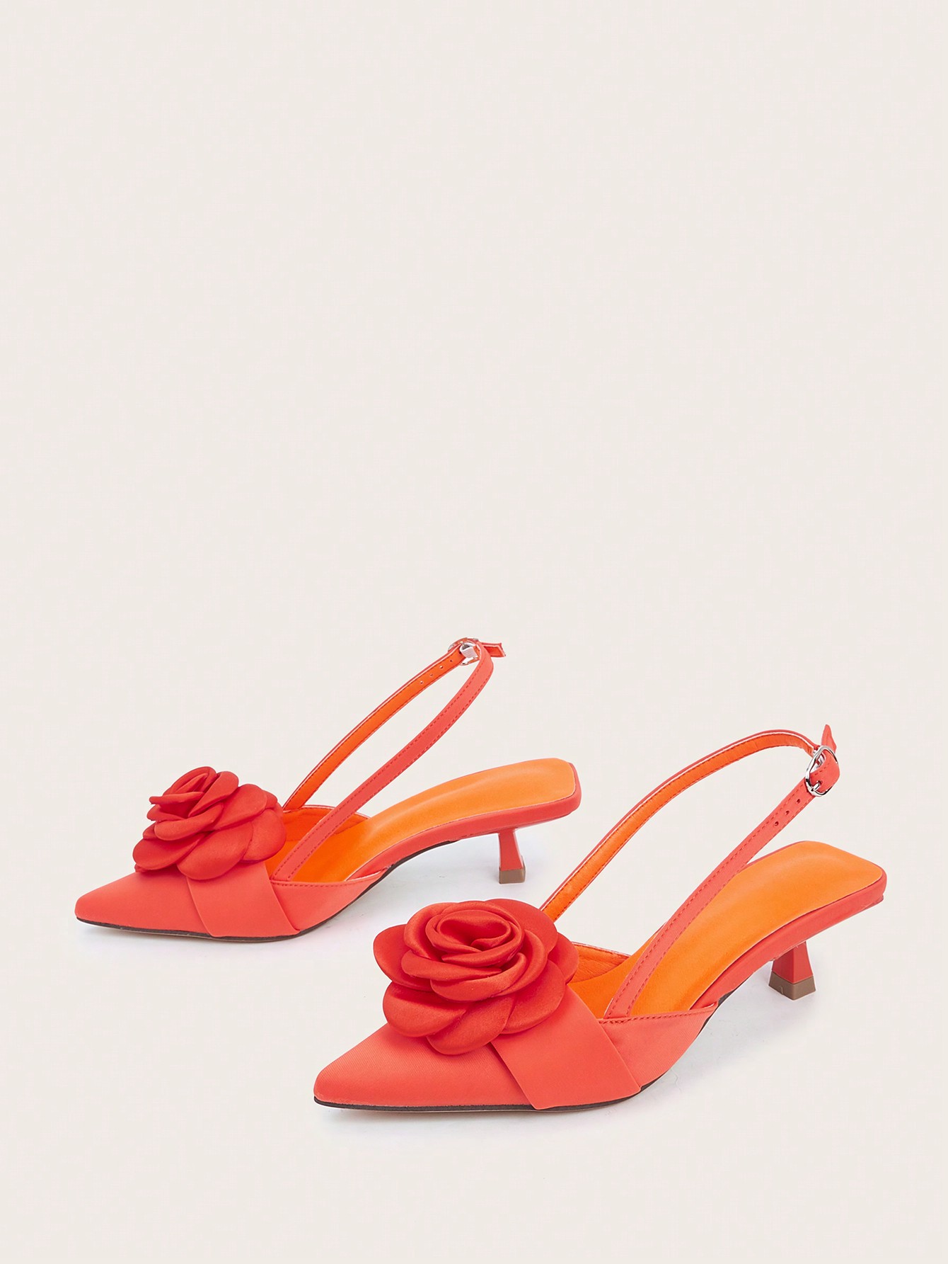 In Orange Women Pumps