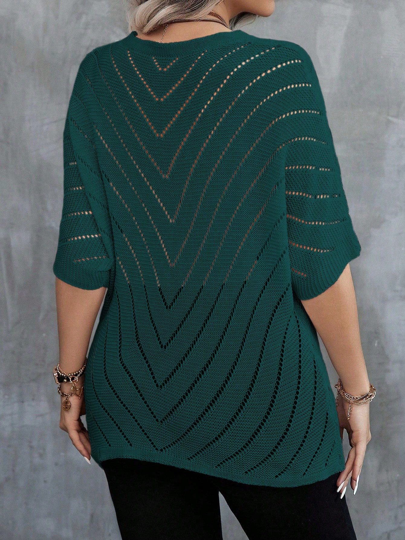 In Casual Plus Size Knit Tops