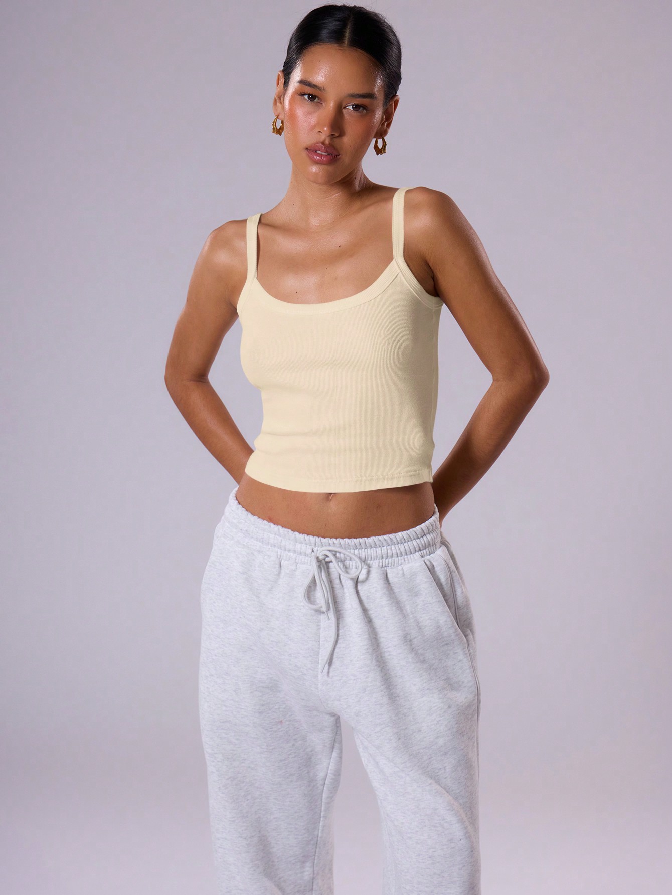 In Beige Women Tank Tops & Camis