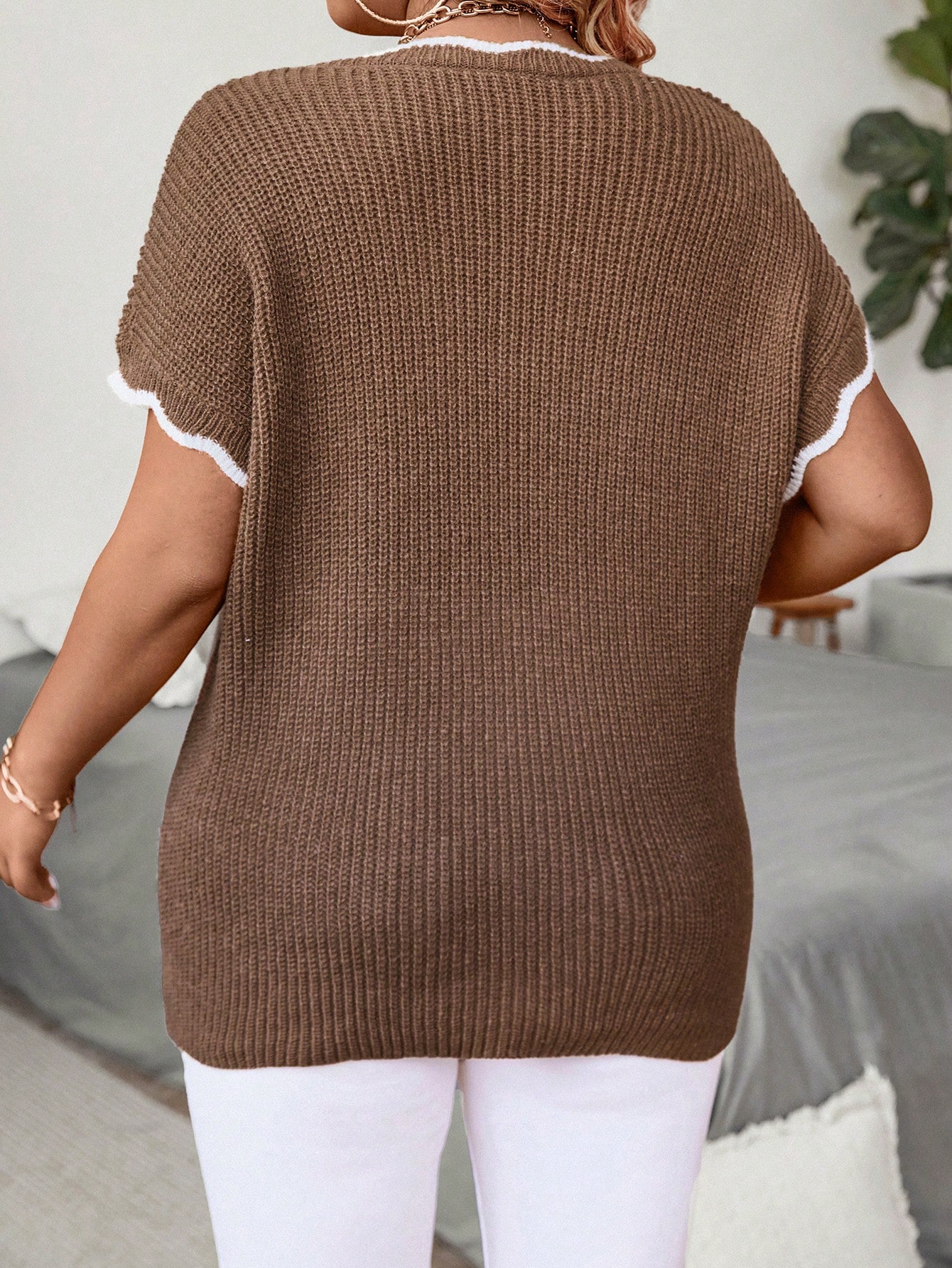 In Casual Plus Size Knit Tops