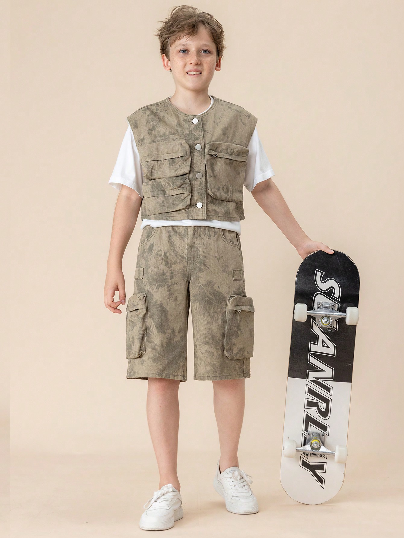 Tween Boys Denim Two-piece Outfits