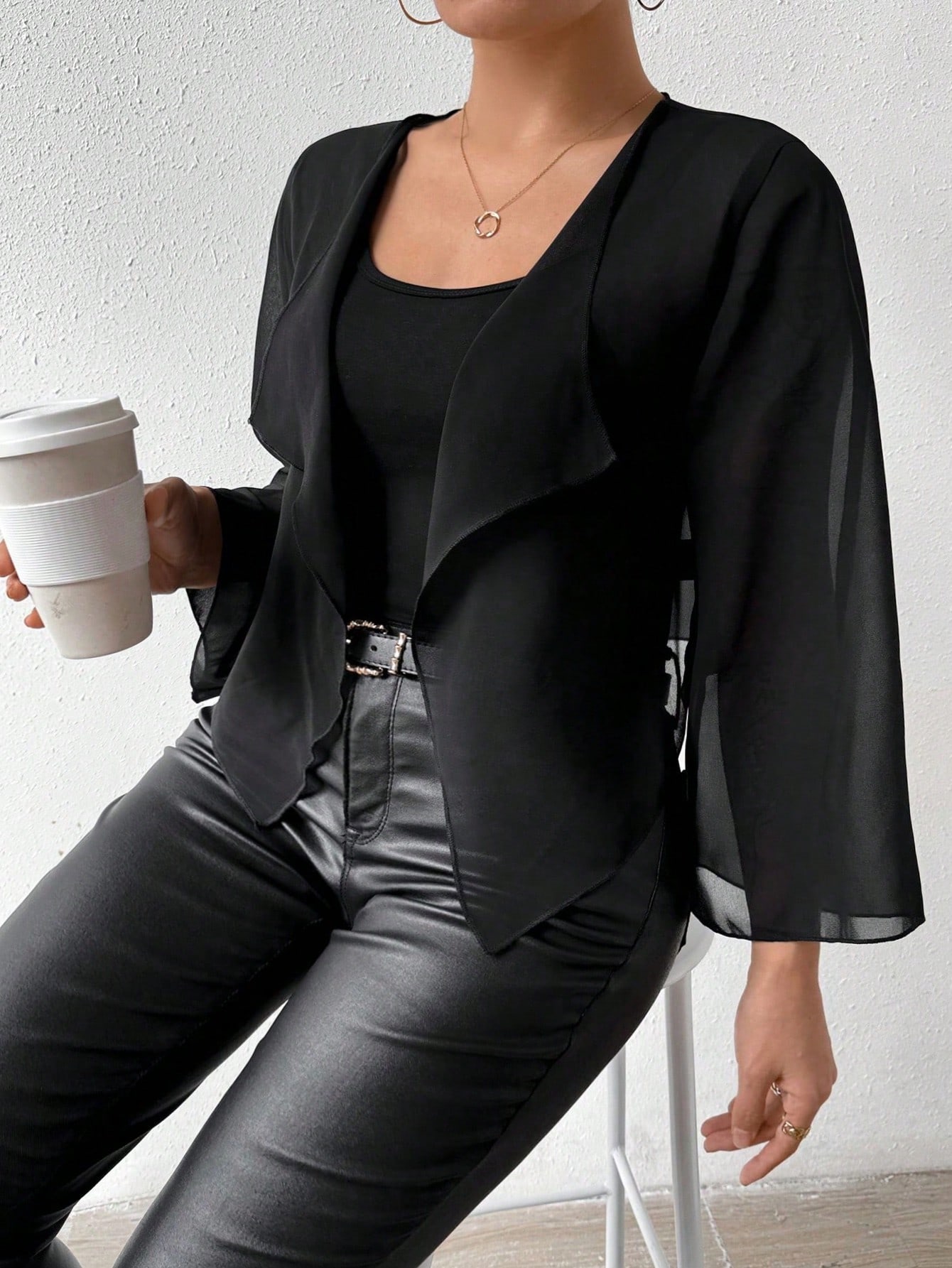 In Black Plus Size Jackets