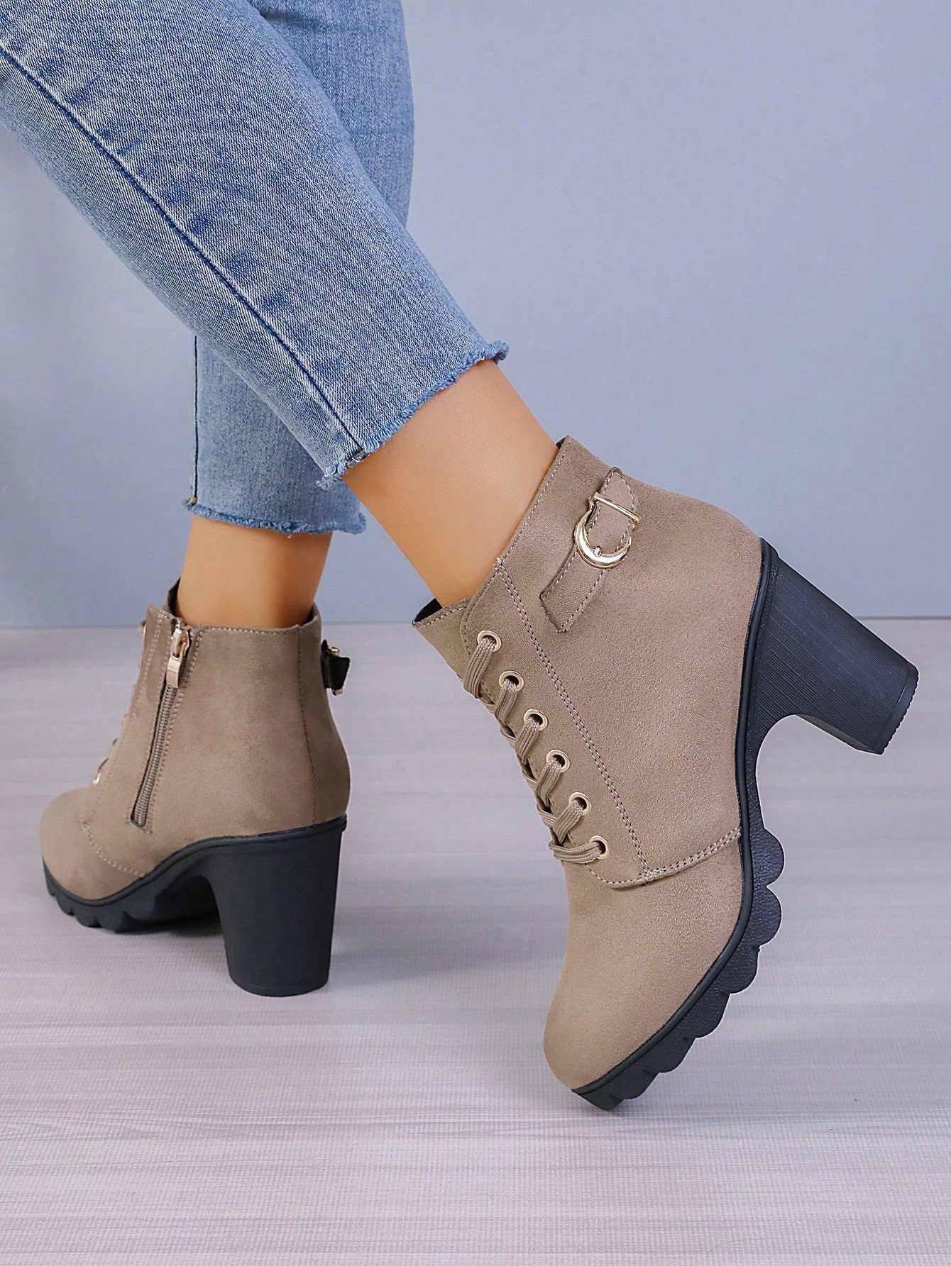 In Camel Women Fashion Boots