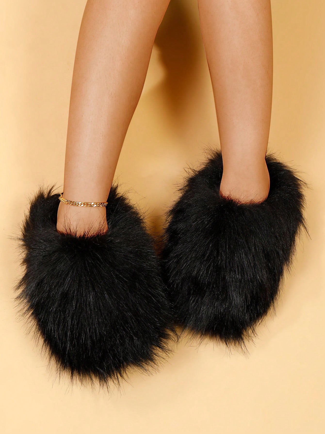 In Black Women Home Slippers